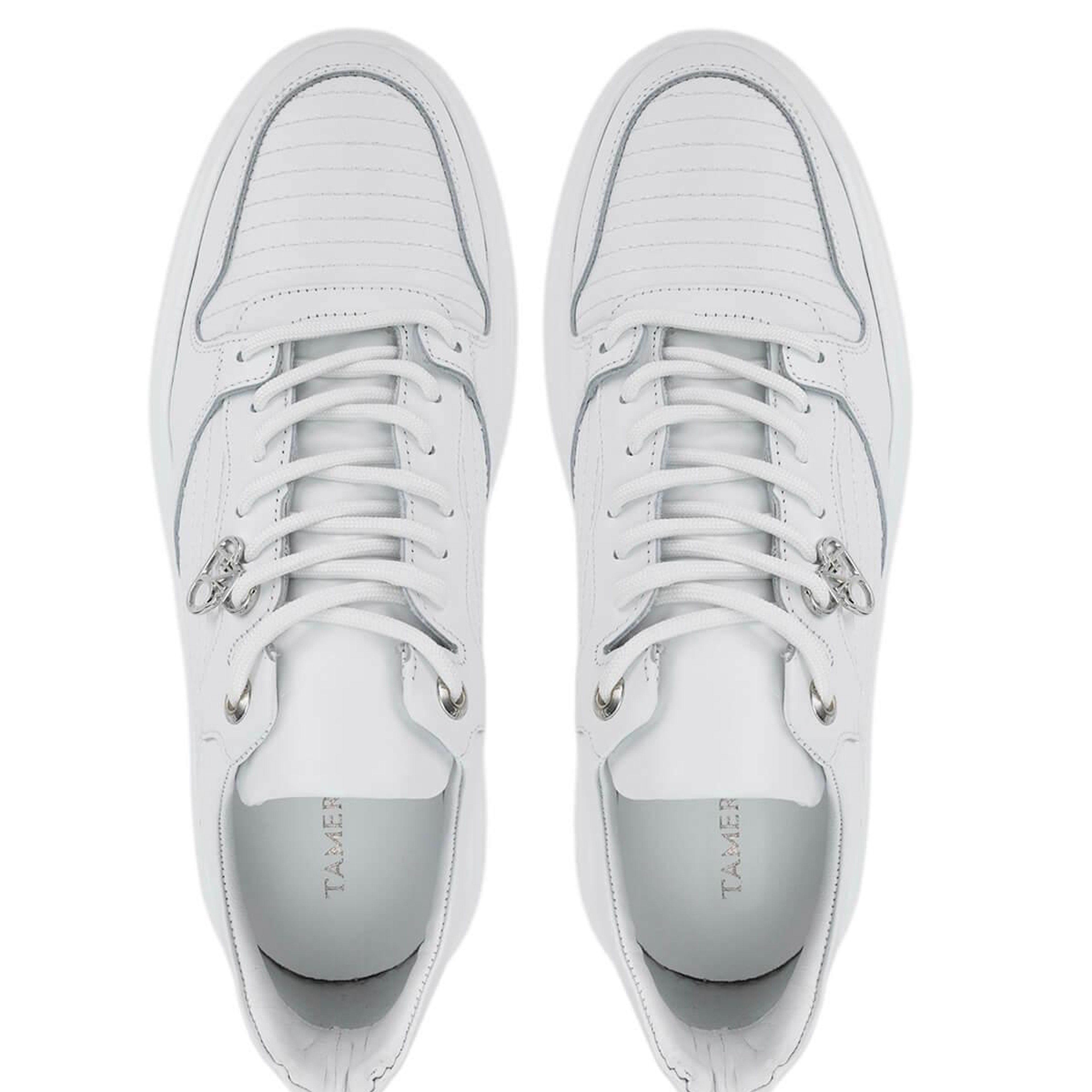 Tamer Tanca Erkek Hakiki Deri Beyaz Sneakers & Spor Ayakkabı