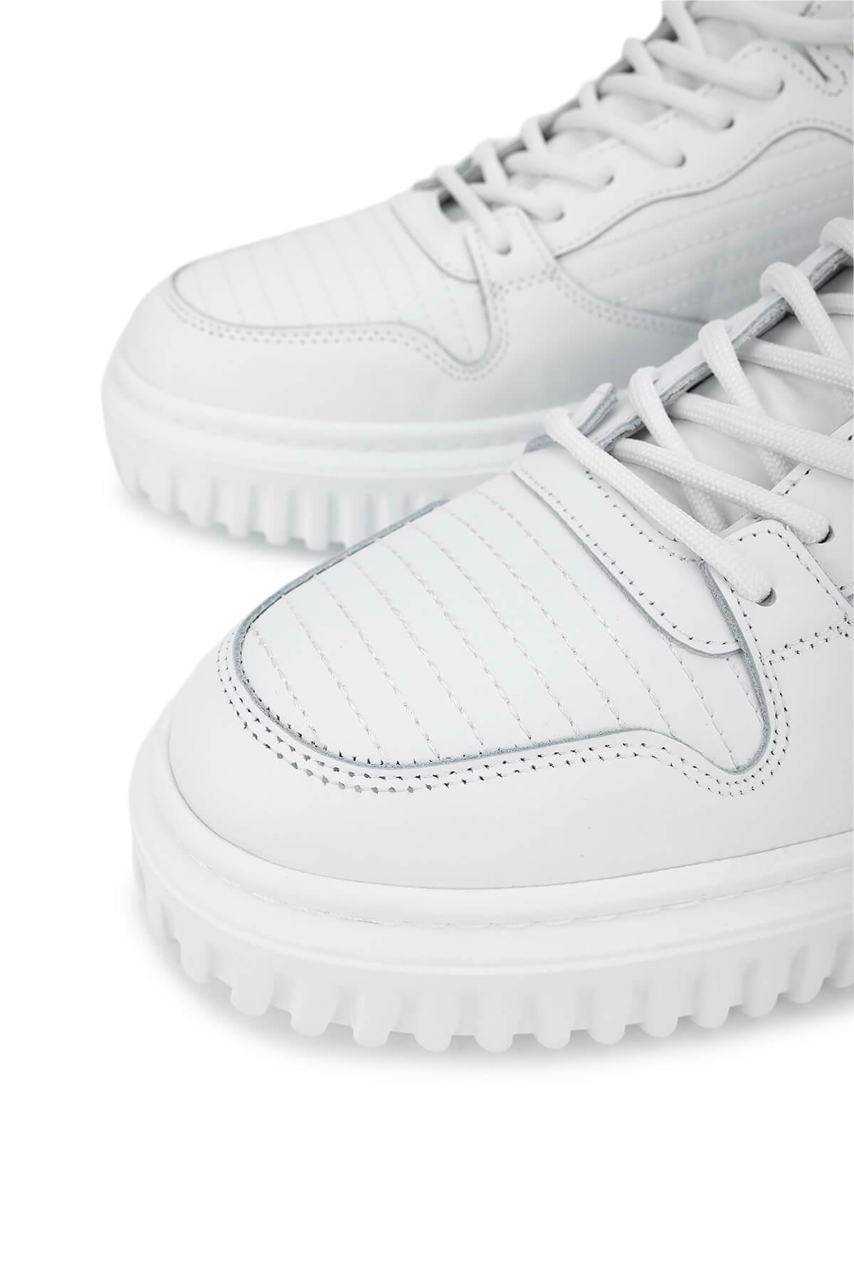 Tamer Tanca Erkek Hakiki Deri Beyaz Sneakers & Spor Ayakkabı