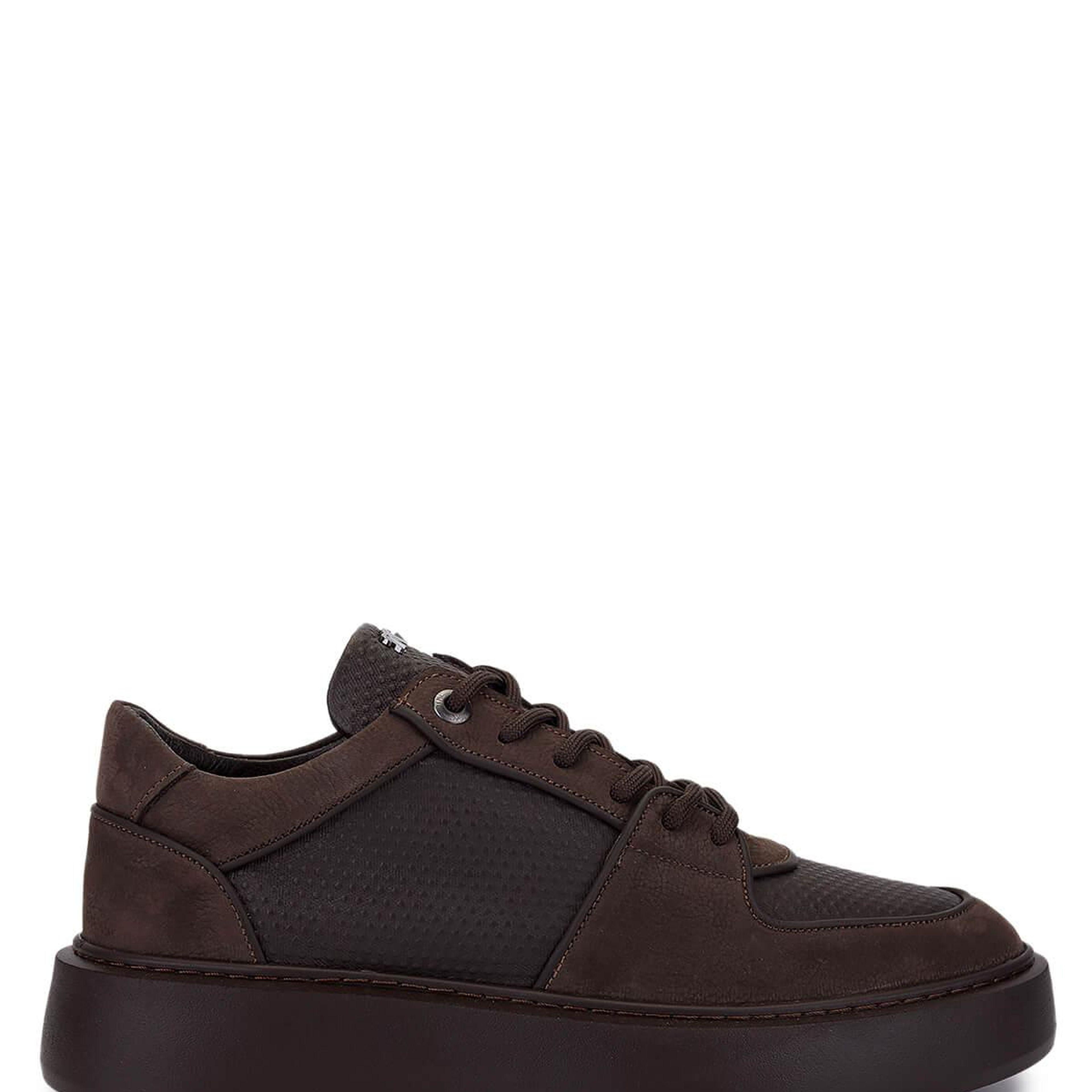 Tamer Tanca Erkek Hakiki Deri Kahverengi Sneakers & Spor Ayakkabı