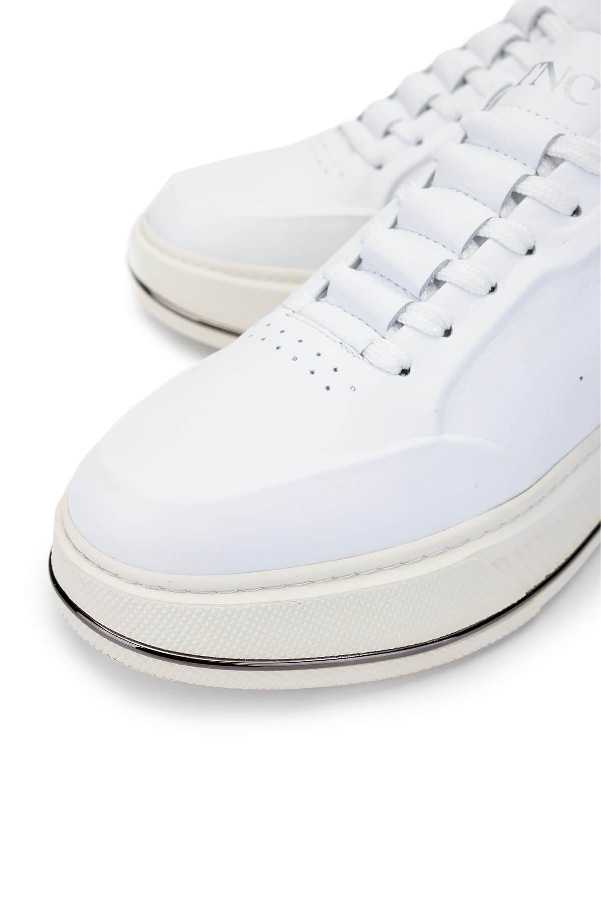 Tamer Tanca Erkek Hakiki Deri Beyaz Sneakers & Spor Ayakkabı