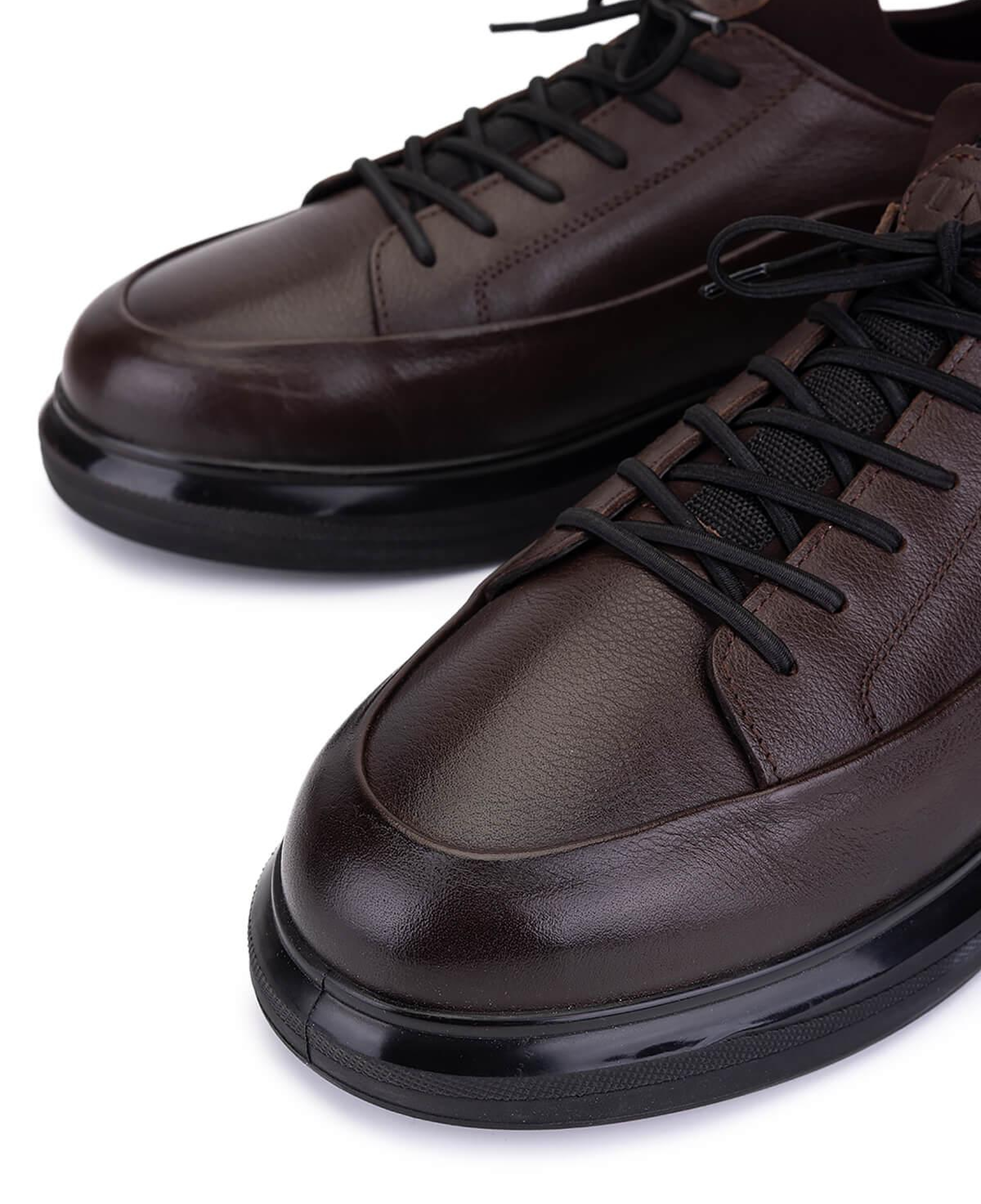 Tamer Tanca Erkek Hakiki Deri Kahverengi Sneakers & Spor Ayakkabı