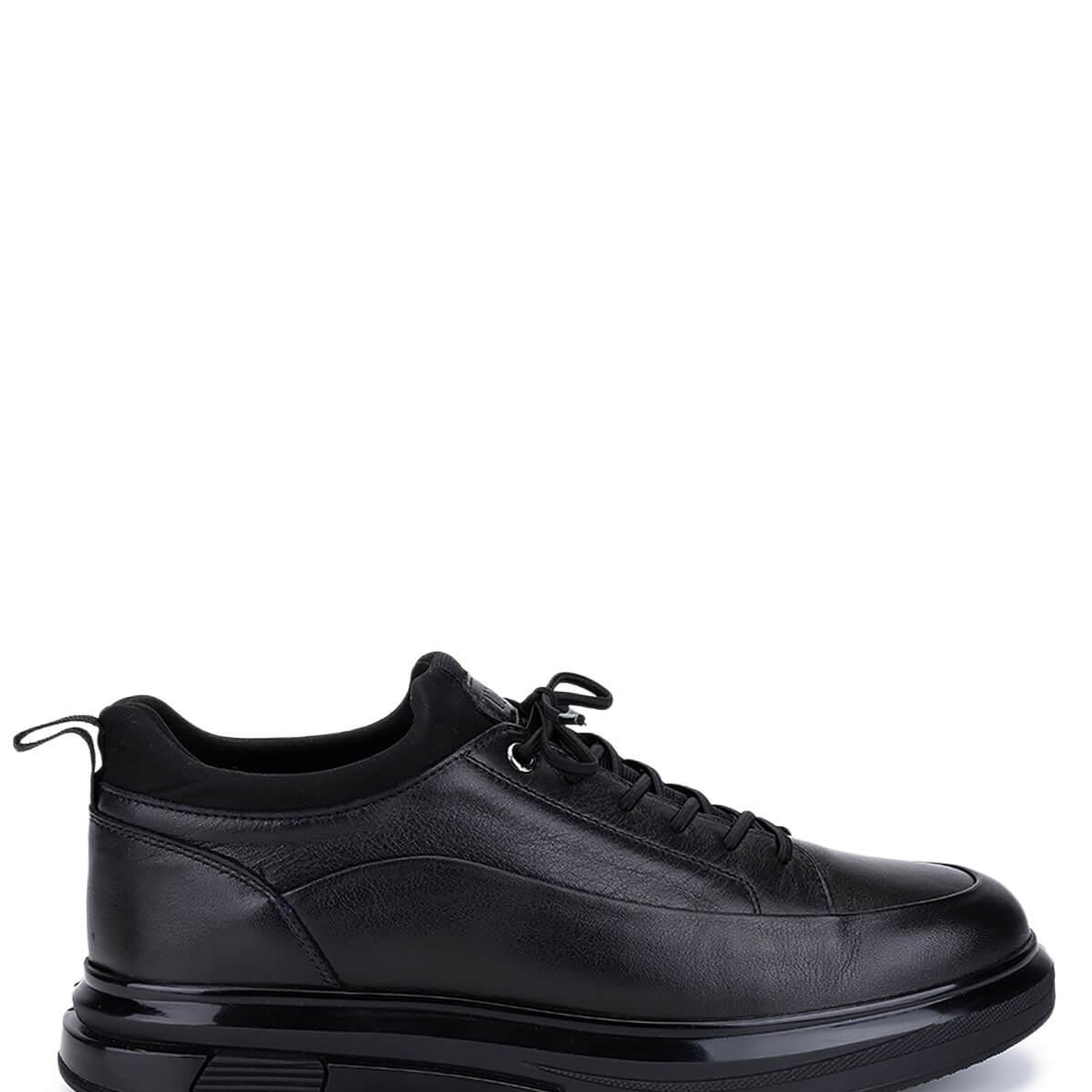 Tamer Tanca Erkek Hakiki Deri Siyah Analin Sneakers & Spor Ayakkabı