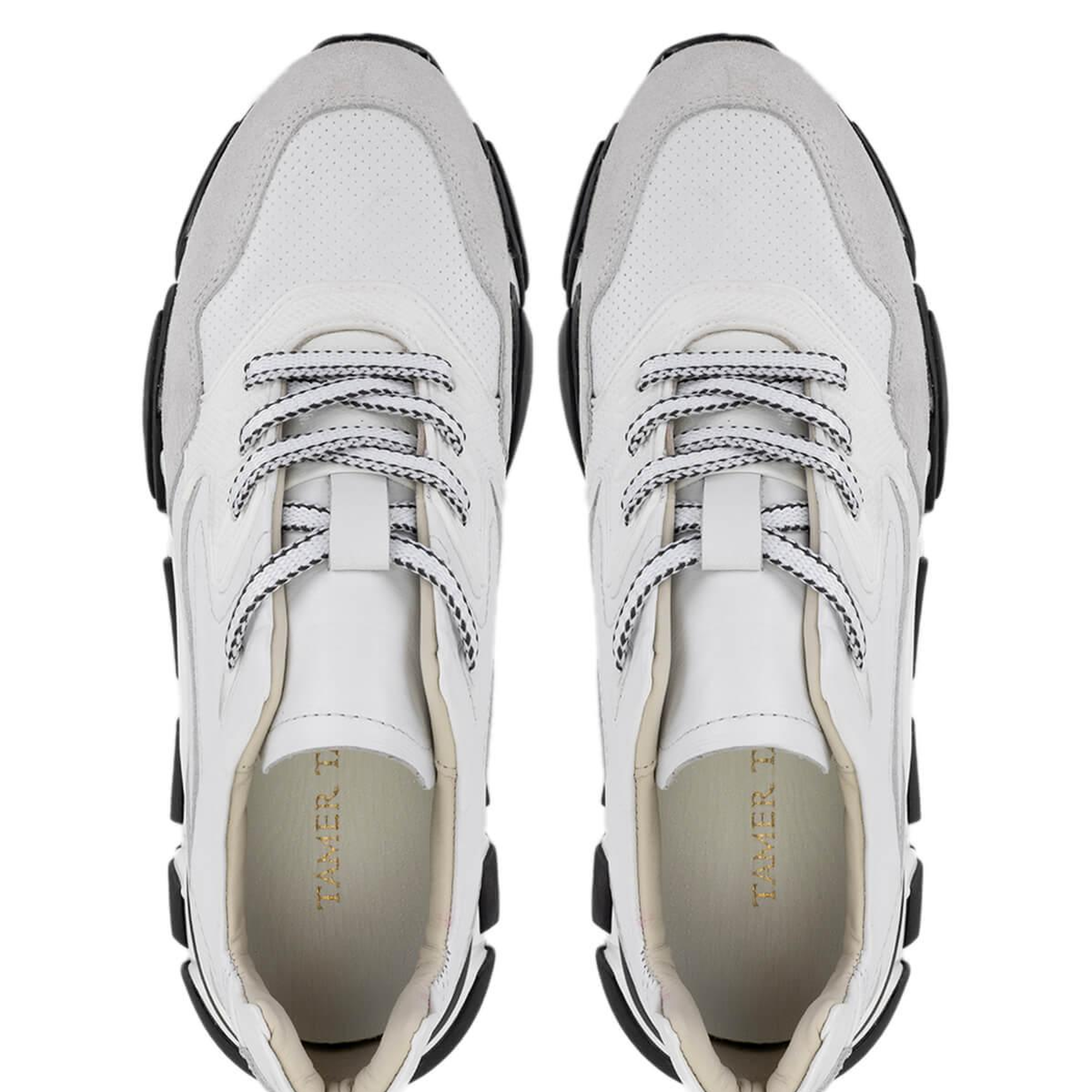 Tamer Tanca Erkek Hakiki Deri Beyaz Sneakers & Spor Ayakkabı