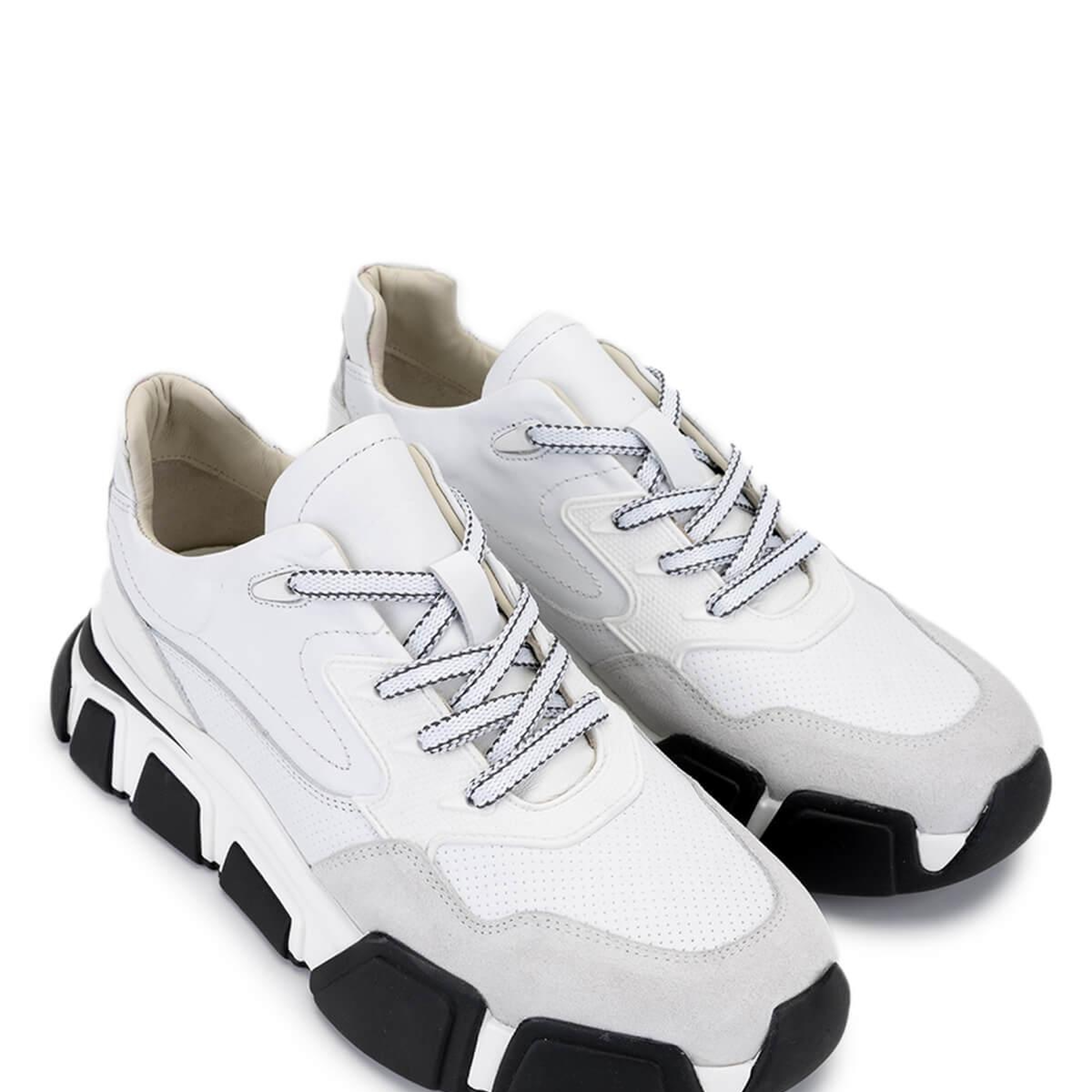 Tamer Tanca Erkek Hakiki Deri Beyaz Sneakers & Spor Ayakkabı