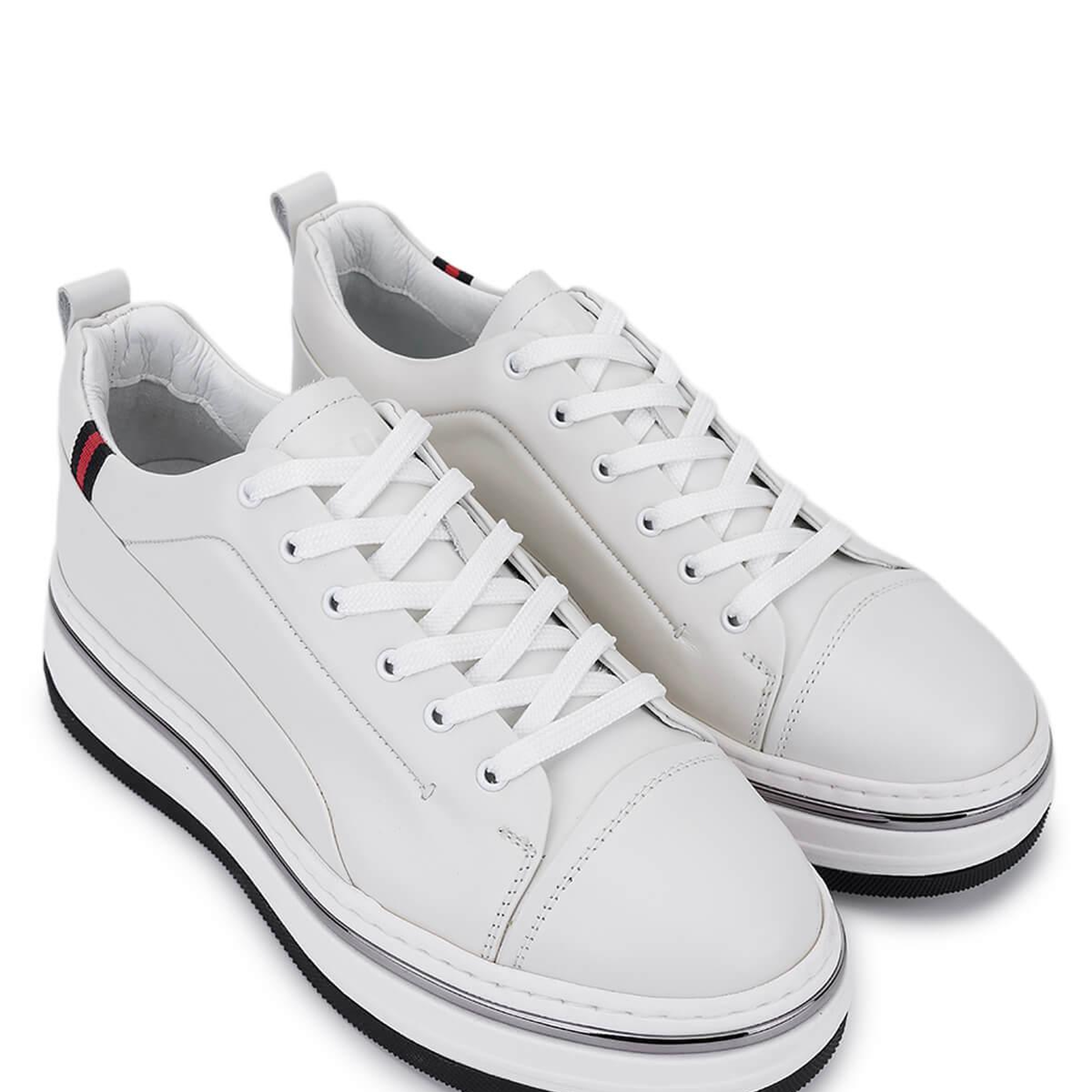 Tamer Tanca Erkek Hakiki Deri Beyaz Sneakers & Spor Ayakkabı