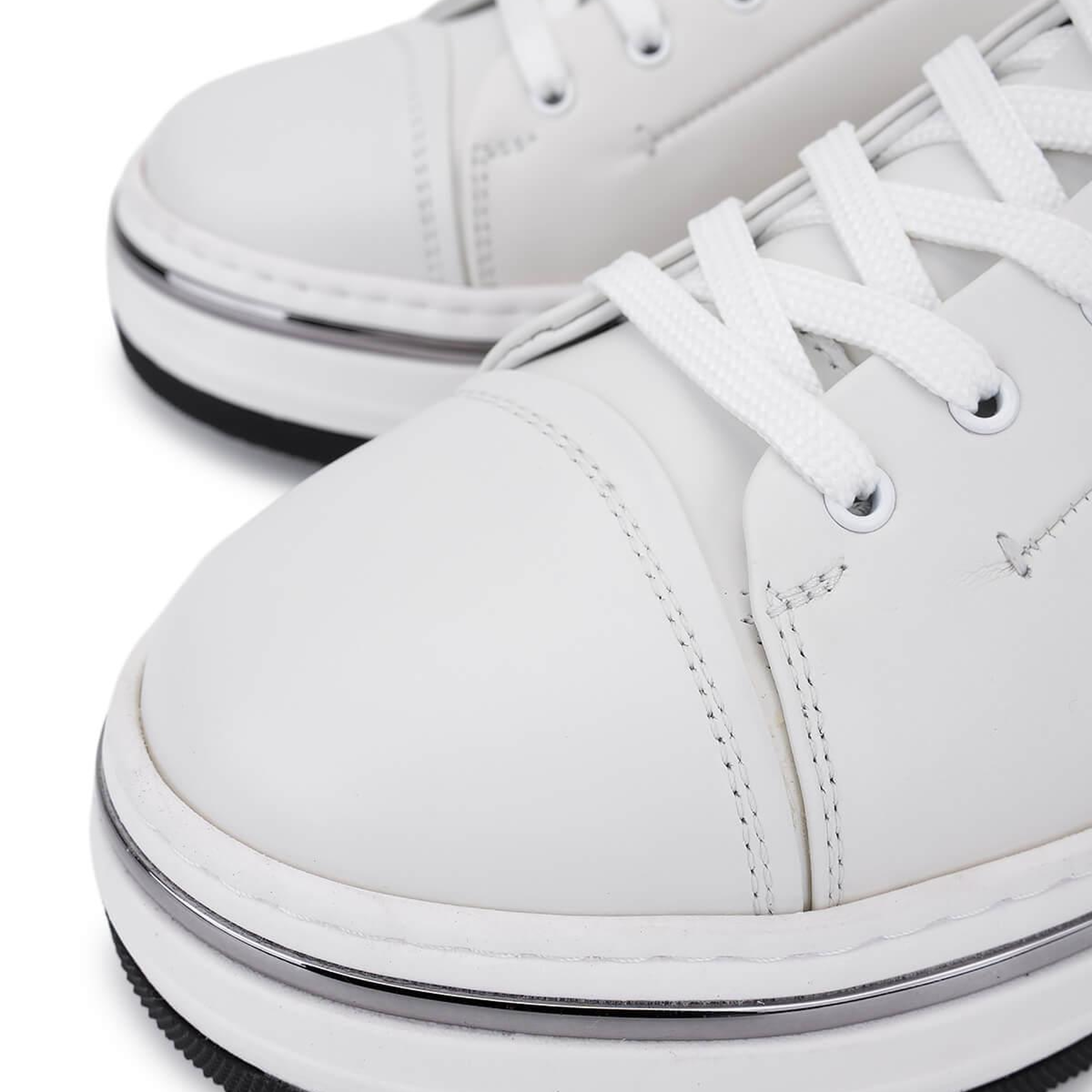 Tamer Tanca Erkek Hakiki Deri Beyaz Sneakers & Spor Ayakkabı