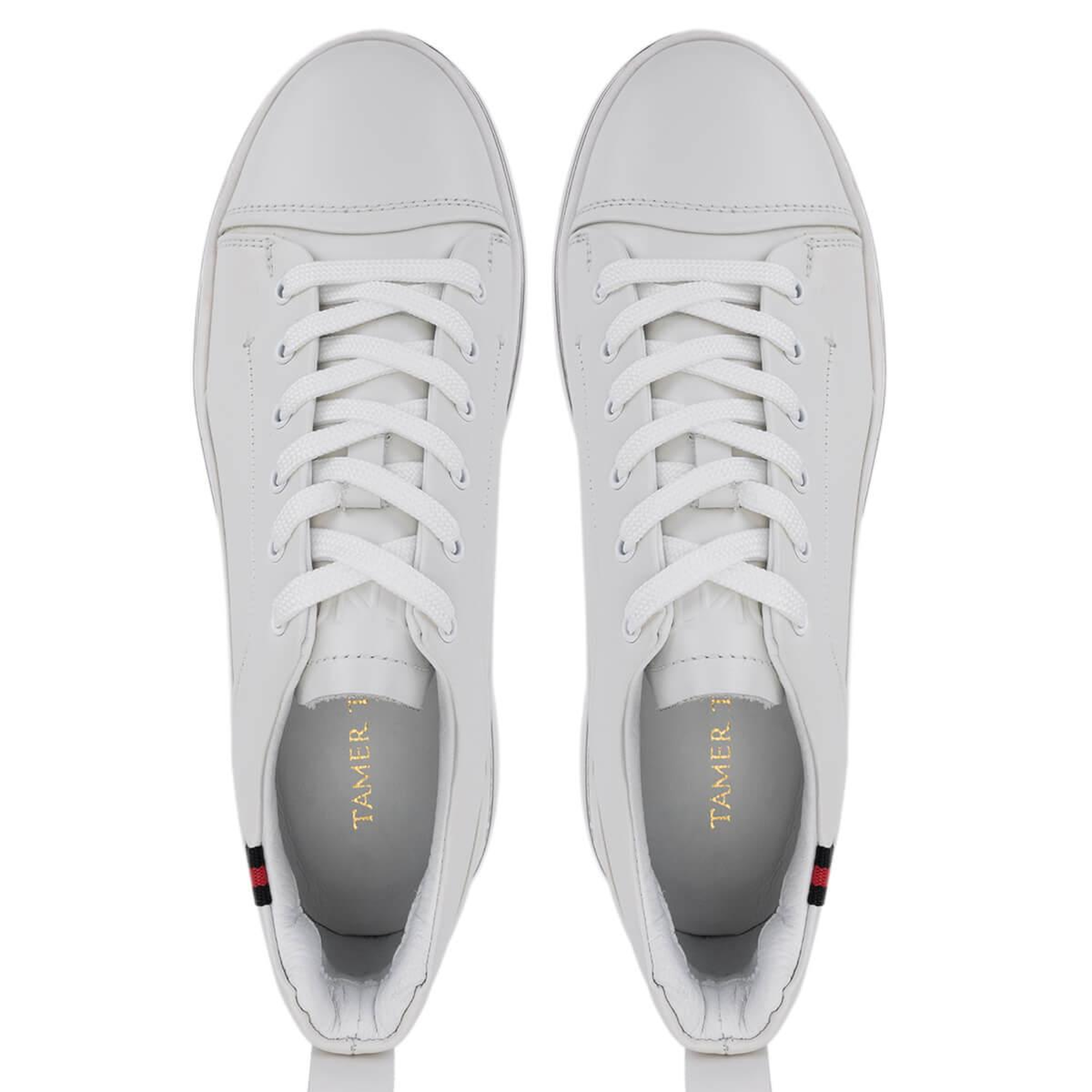 Tamer Tanca Erkek Hakiki Deri Beyaz Sneakers & Spor Ayakkabı