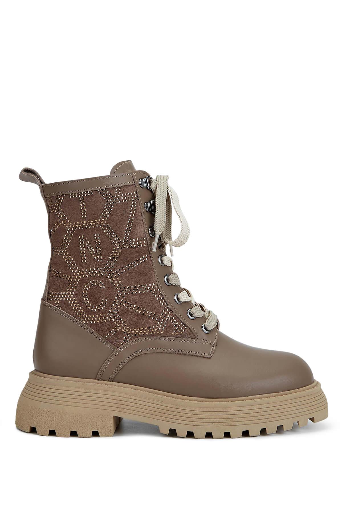 Tamer Tanca Kadın Hakiki Deri Vizon Casual Bot