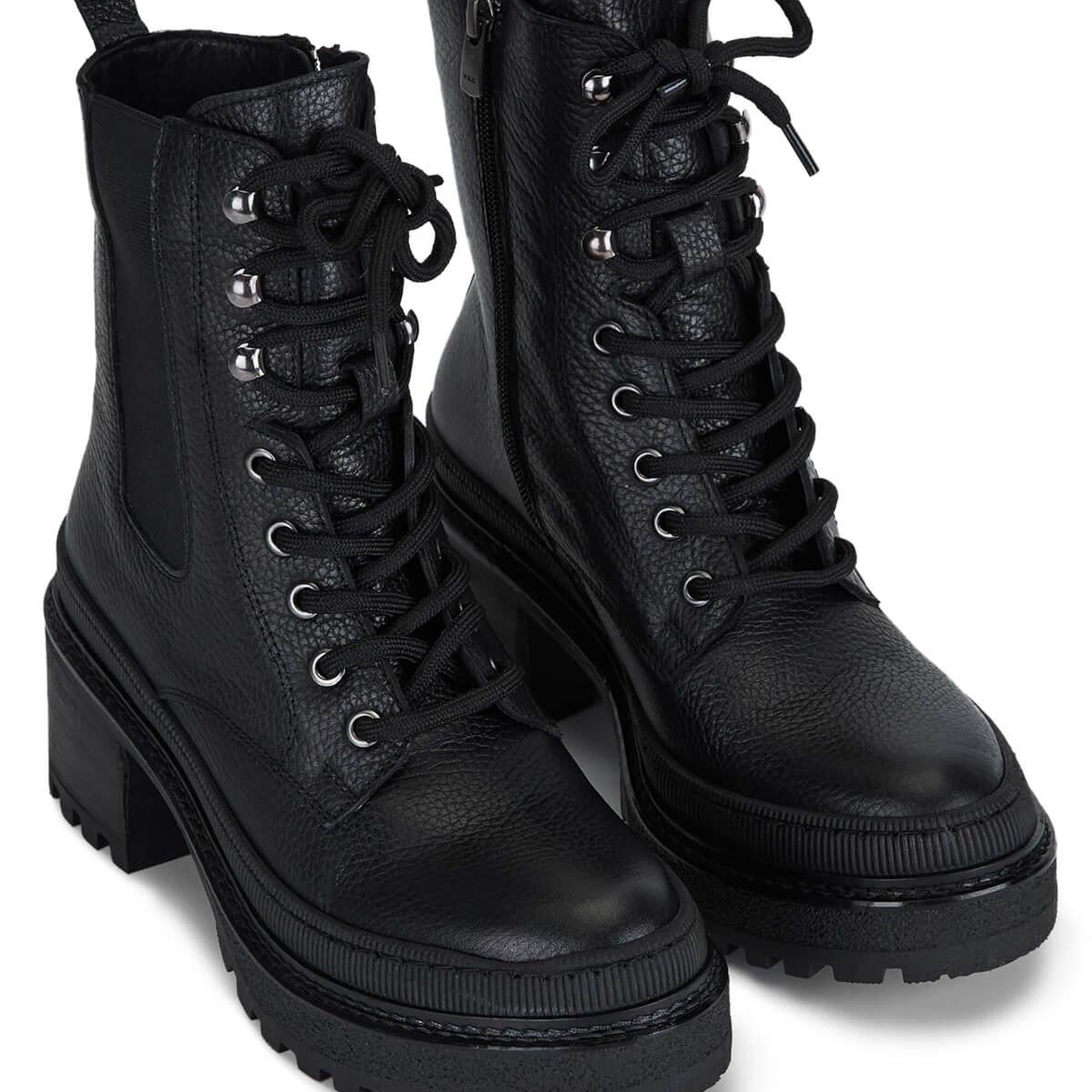 Tamer Tanca Kadın Hakiki Deri Siyah Deri Casual Bot