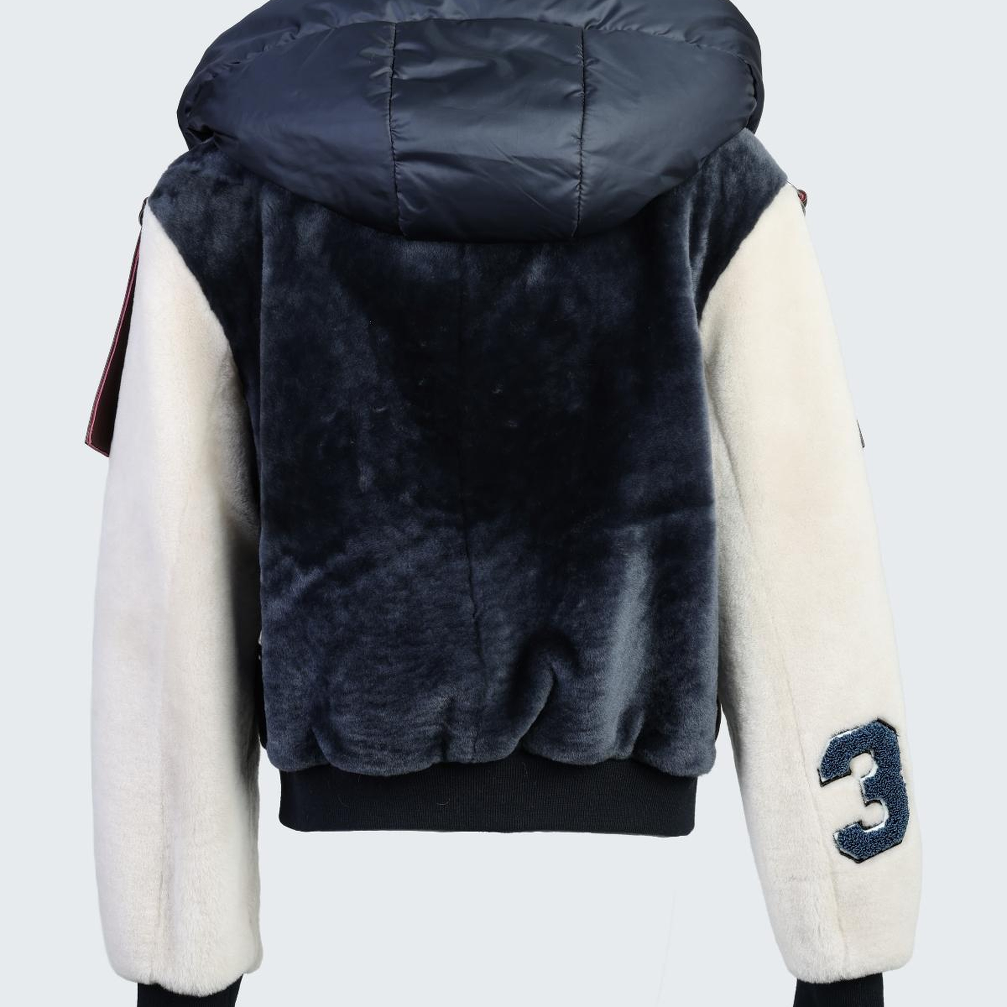 Valmenti Kadın DERI/KURK Lacivert Mont