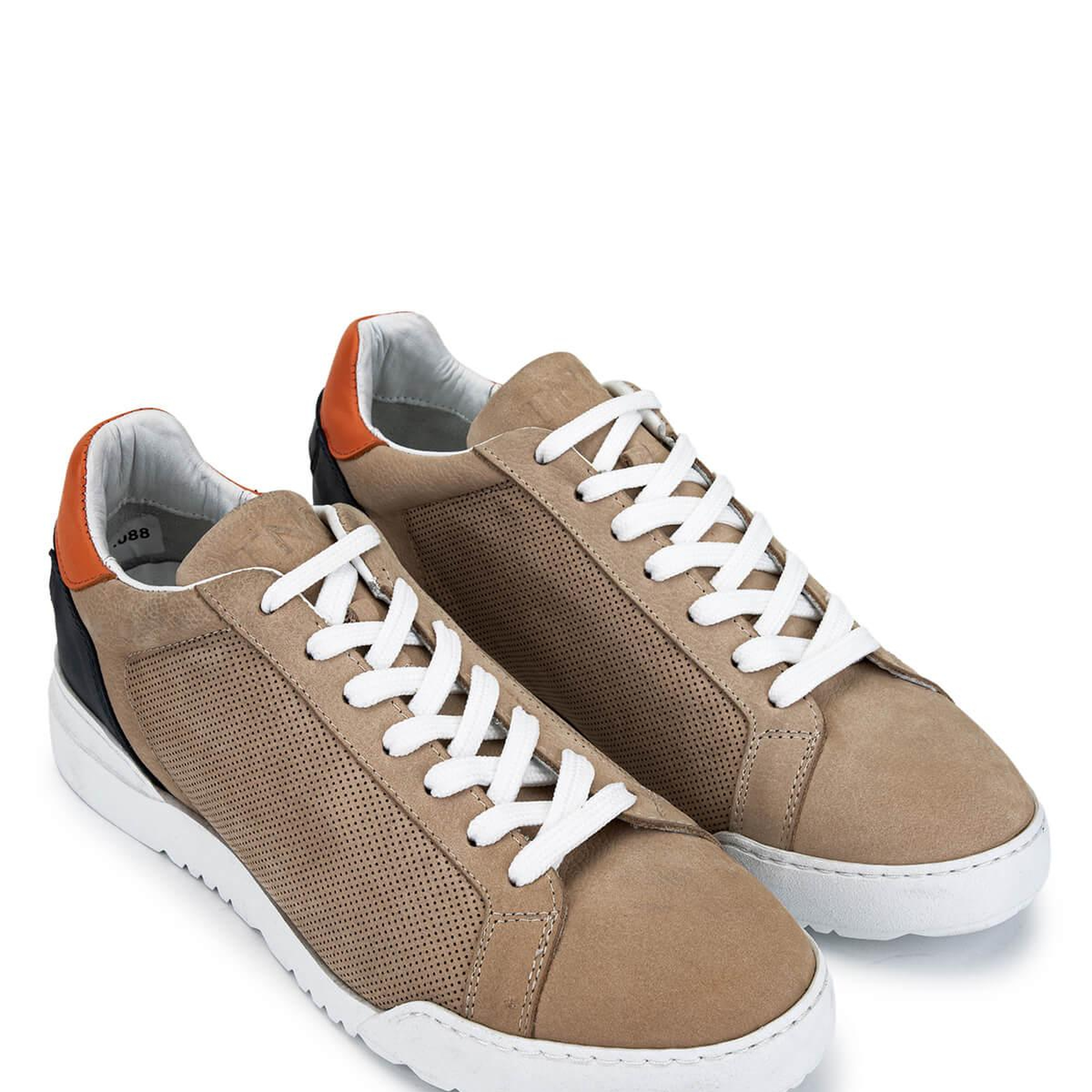 Tamer Tanca Erkek Hakiki Deri Bej Sneakers & Spor Ayakkabı