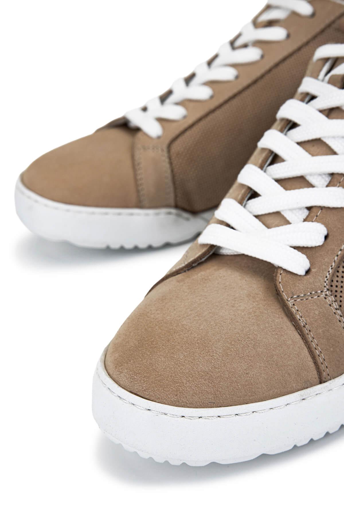 Tamer Tanca Erkek Hakiki Deri Bej Sneakers & Spor Ayakkabı