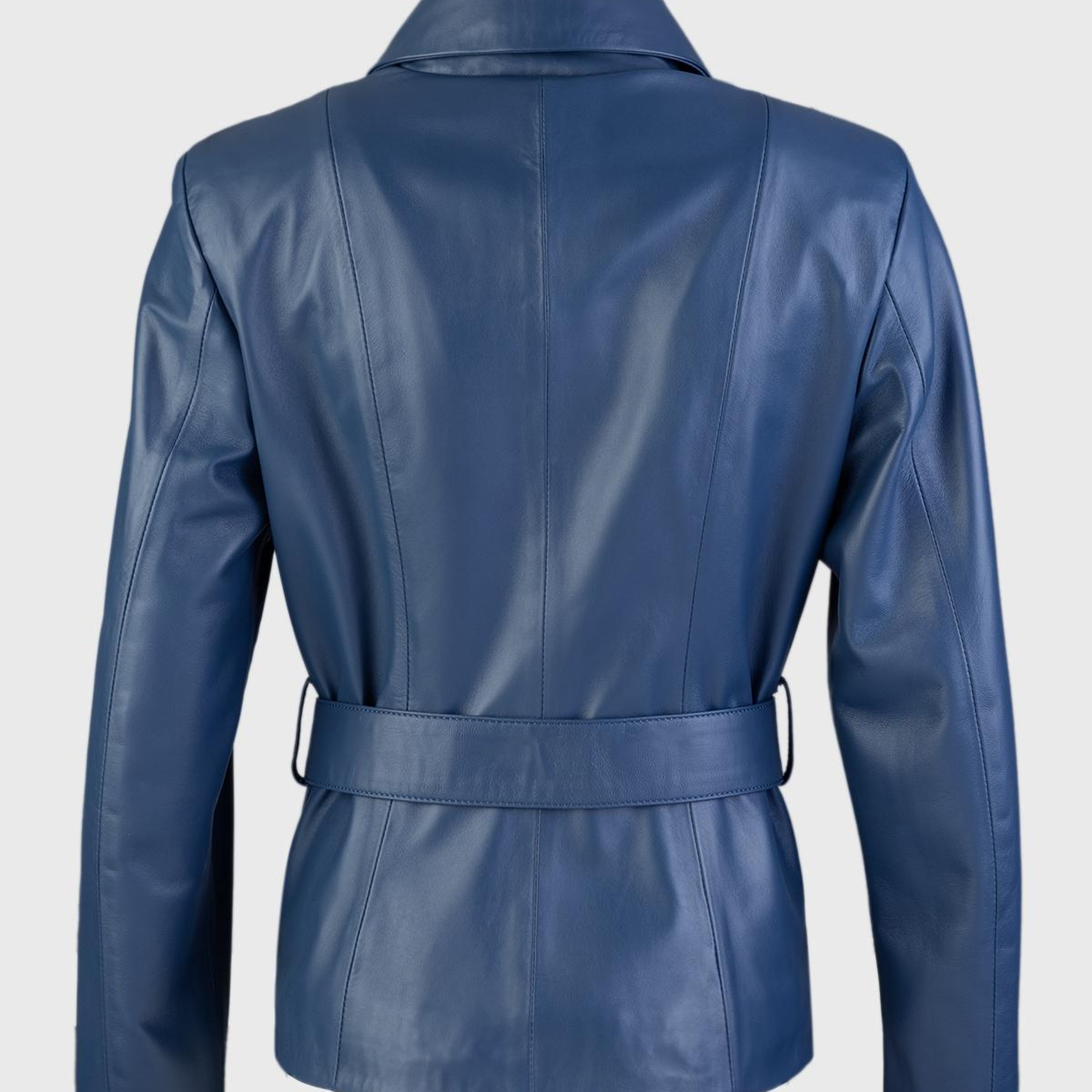 Valmenti Kadın Hakiki Deri Mavi Mont