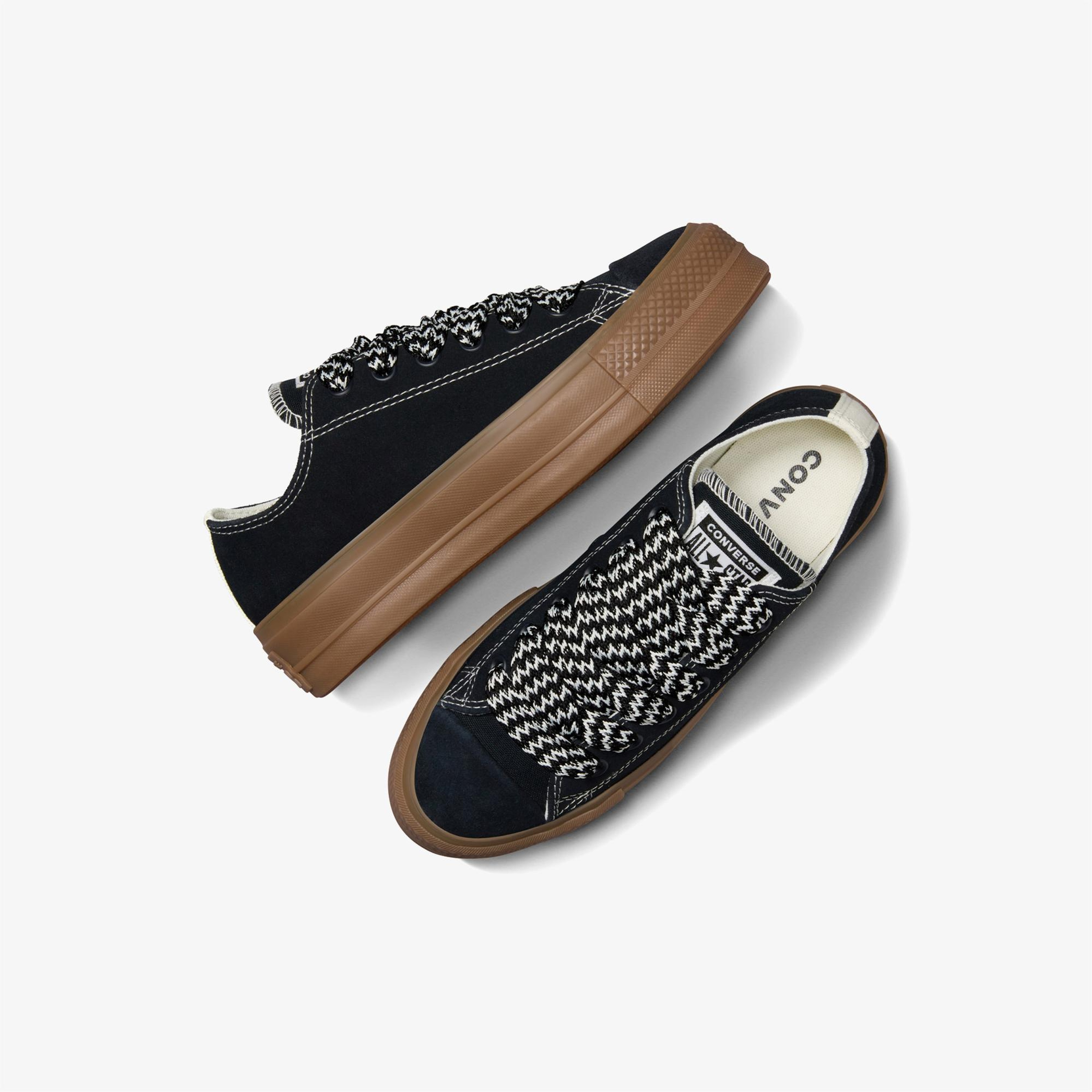 Converse Chuck Taylor All Star Lift Kadın Siyah Süet Platform Sneaker