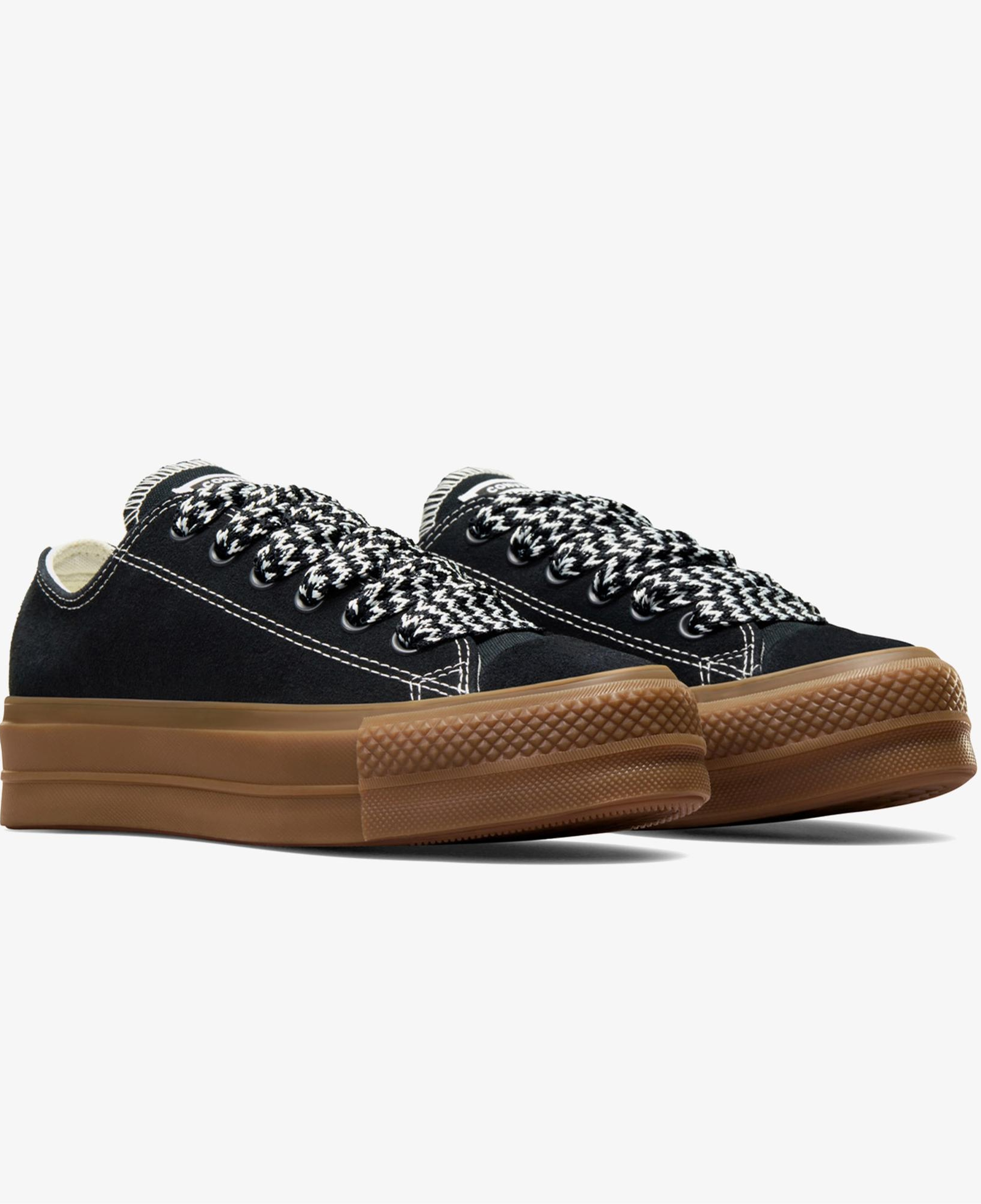 Converse Chuck Taylor All Star Lift Kadın Siyah Süet Platform Sneaker