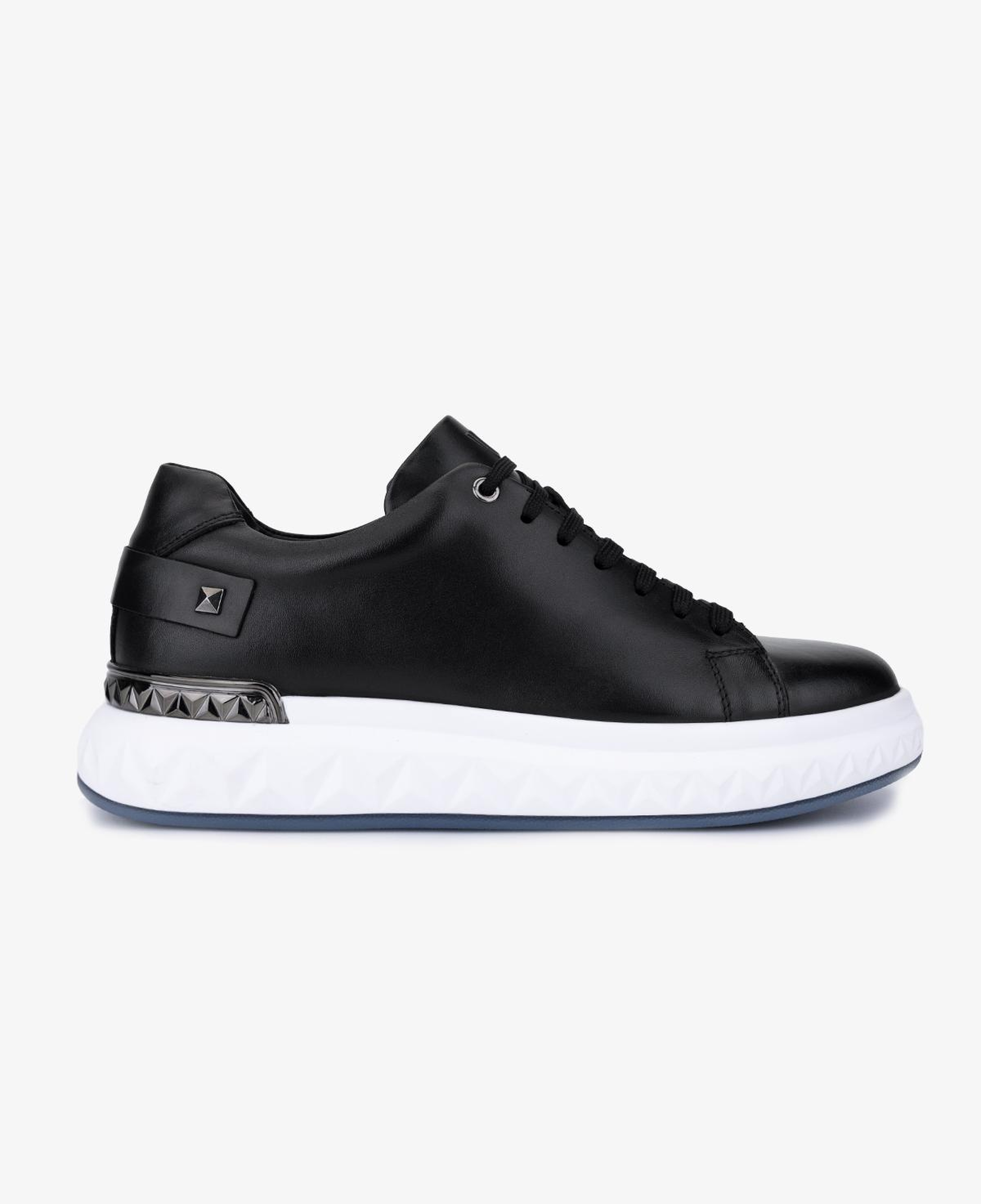 Valmenti Erkek Hakiki Deri Siyah Sneakers & Spor Ayakkabı