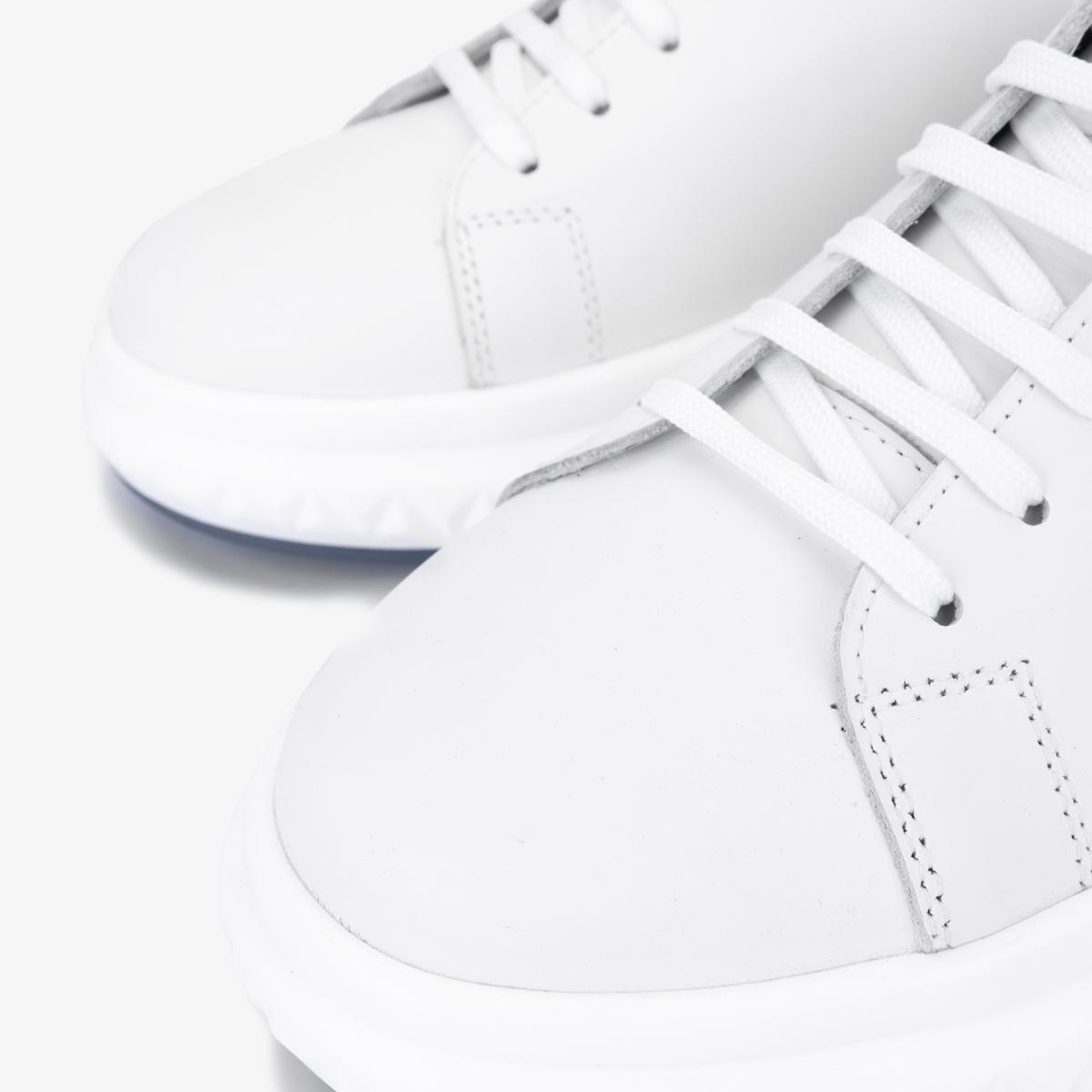 Valmenti Erkek Hakiki Deri Beyaz Sneakers & Spor Ayakkabı