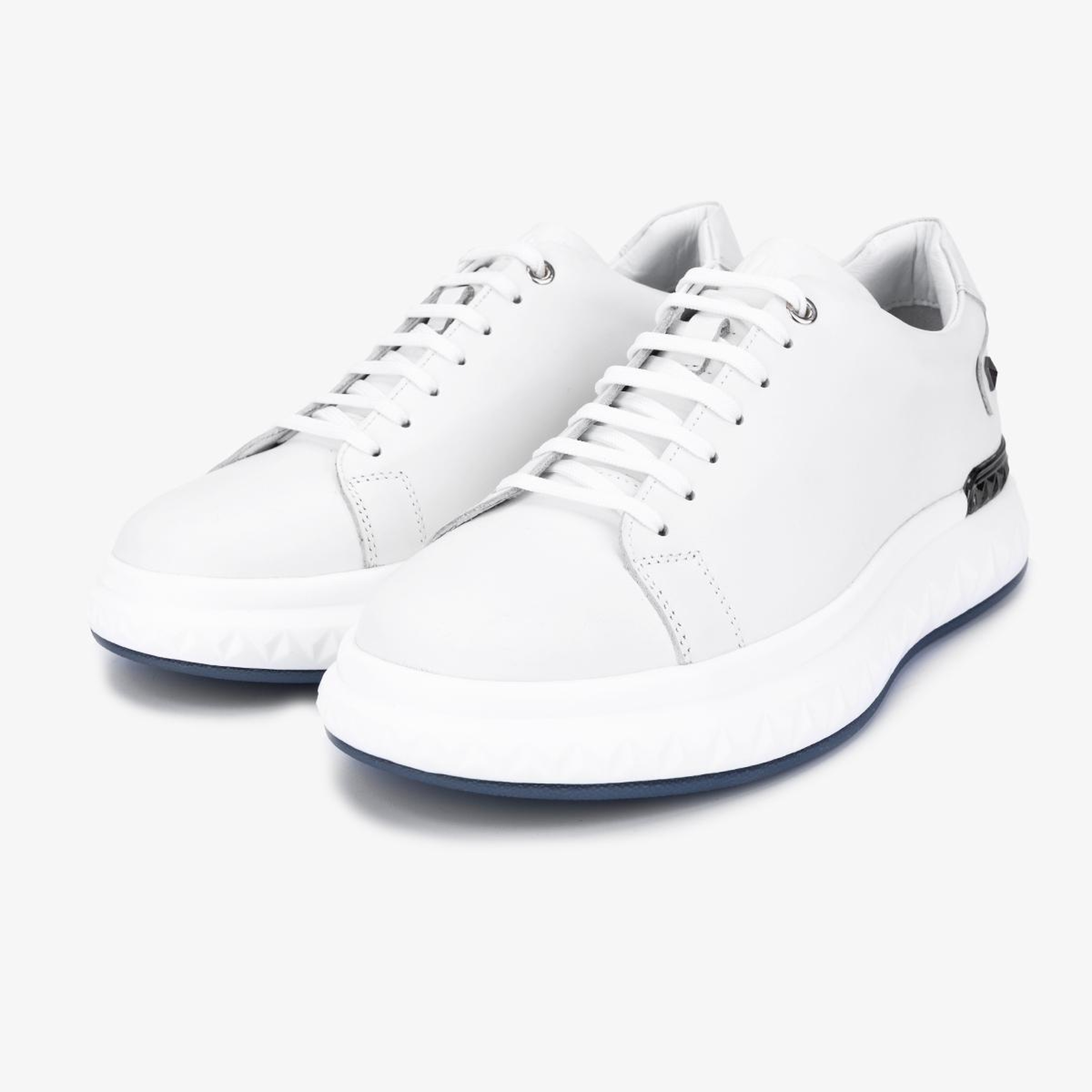 Valmenti Erkek Hakiki Deri Beyaz Sneakers & Spor Ayakkabı