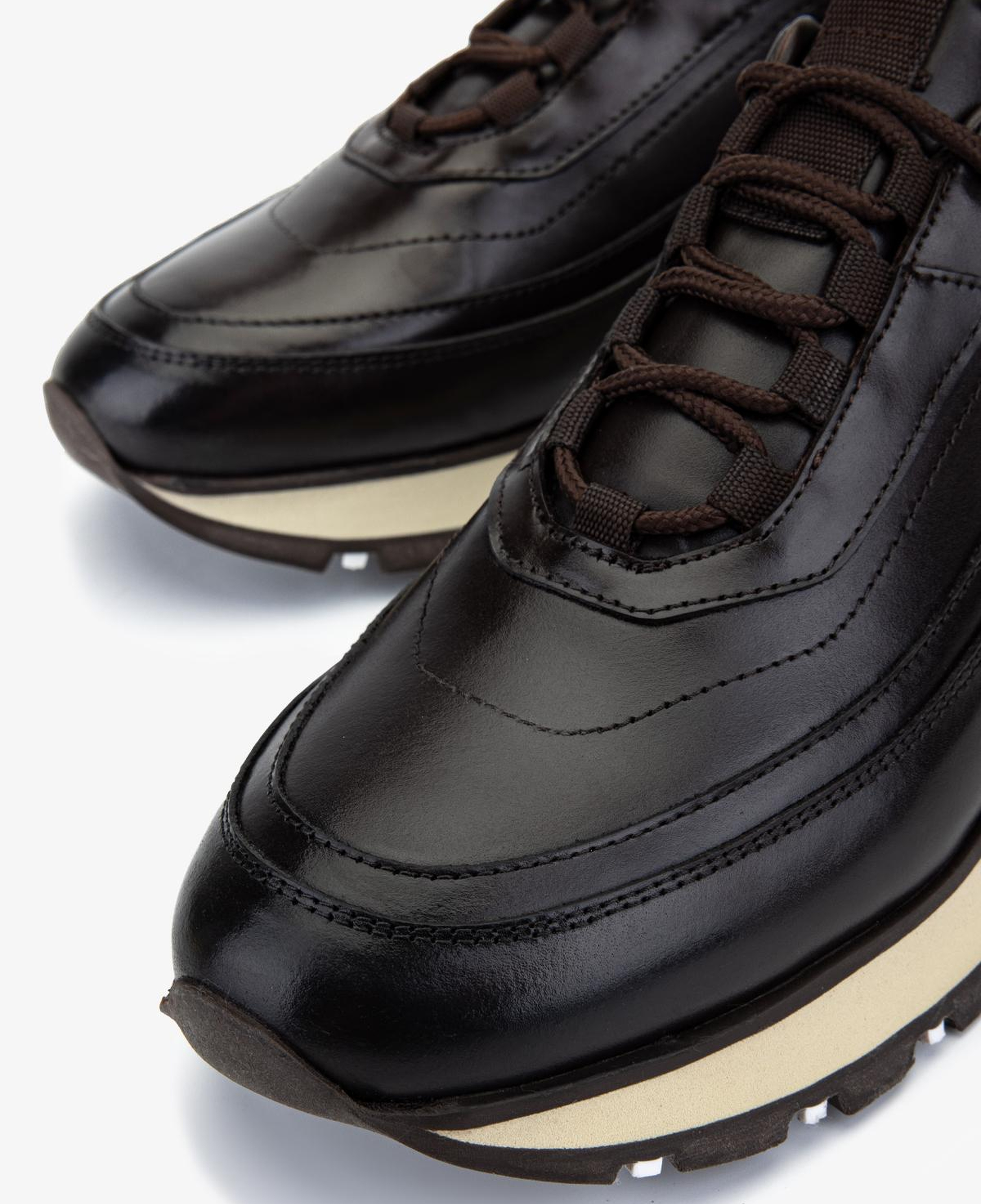 Valmenti Erkek Hakiki Deri Kahverengi Sneakers & Spor Ayakkabı