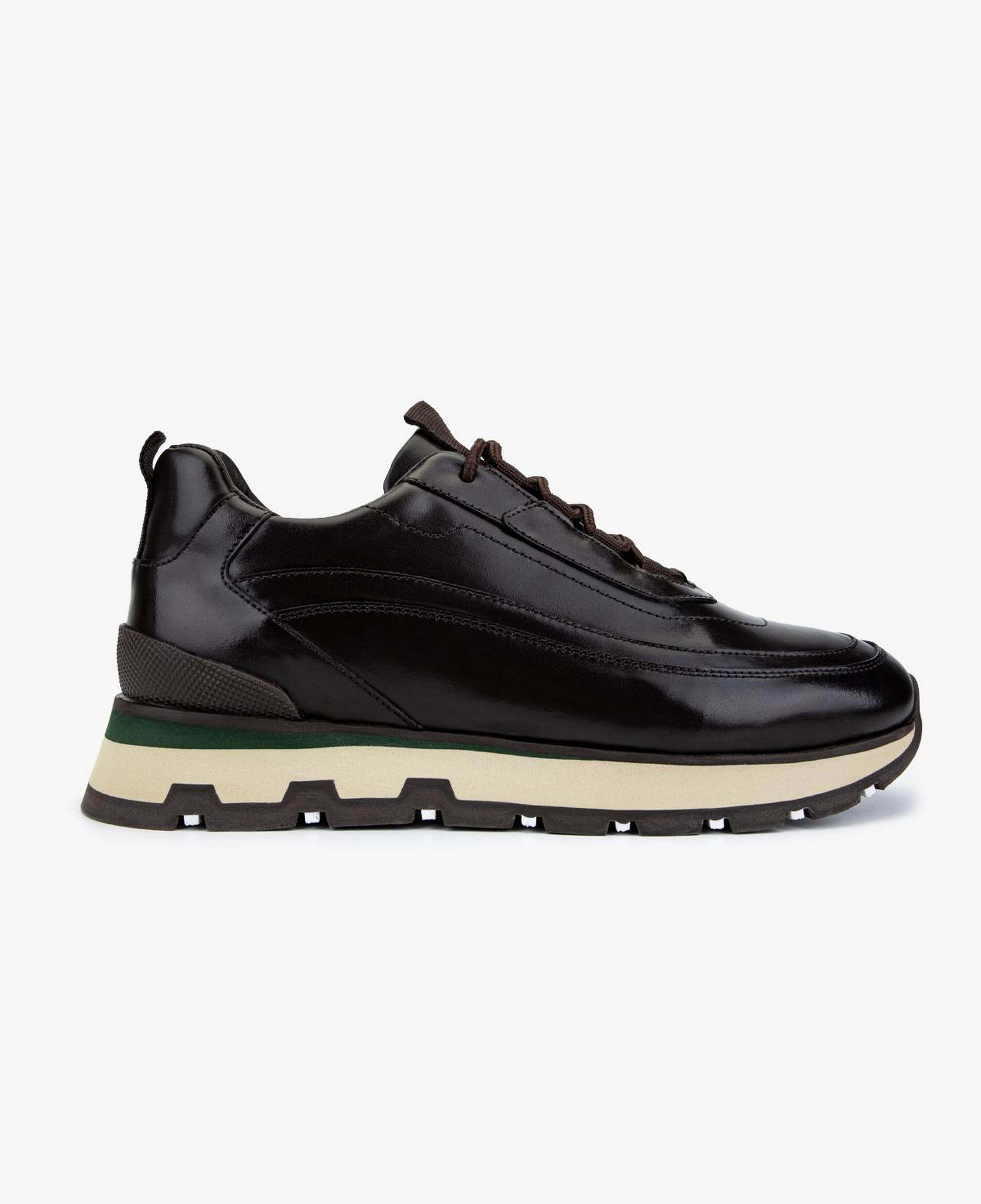Valmenti Erkek Hakiki Deri Kahverengi Sneakers & Spor Ayakkabı