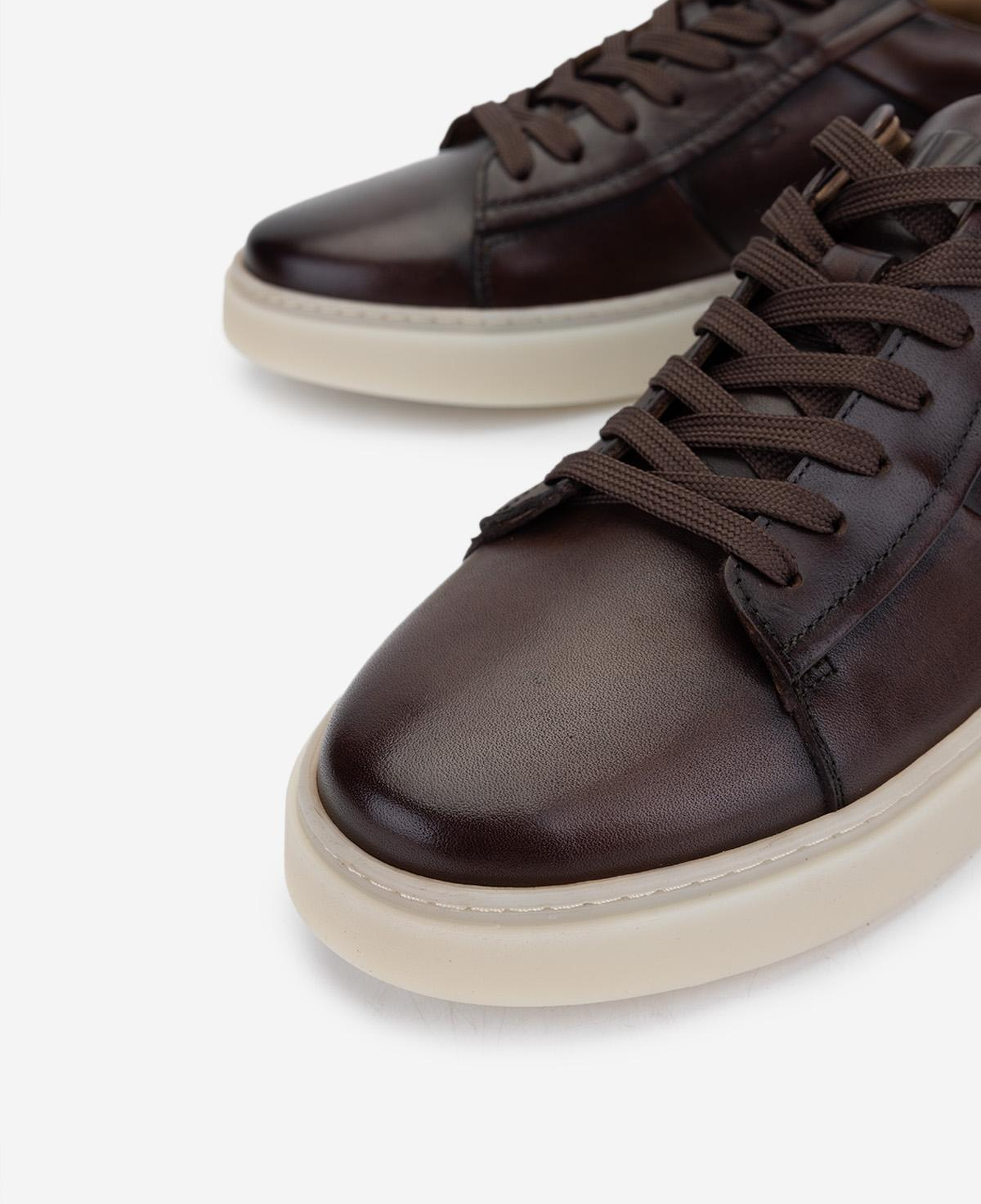 Valmenti Erkek Hakiki Deri Kahverengi Sneakers & Spor Ayakkabı