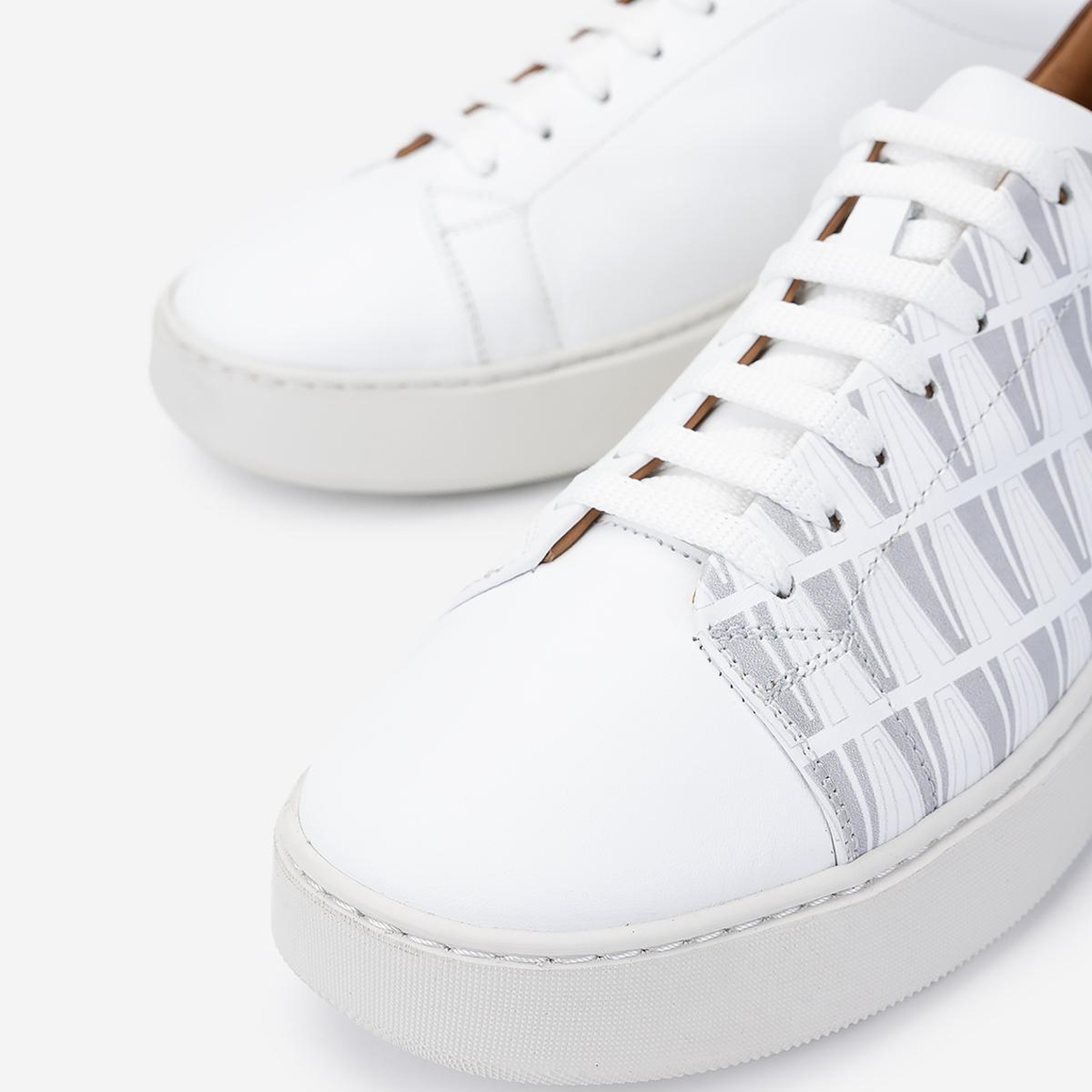 Valmenti Erkek Hakiki Deri Beyaz Sneakers & Spor Ayakkabı