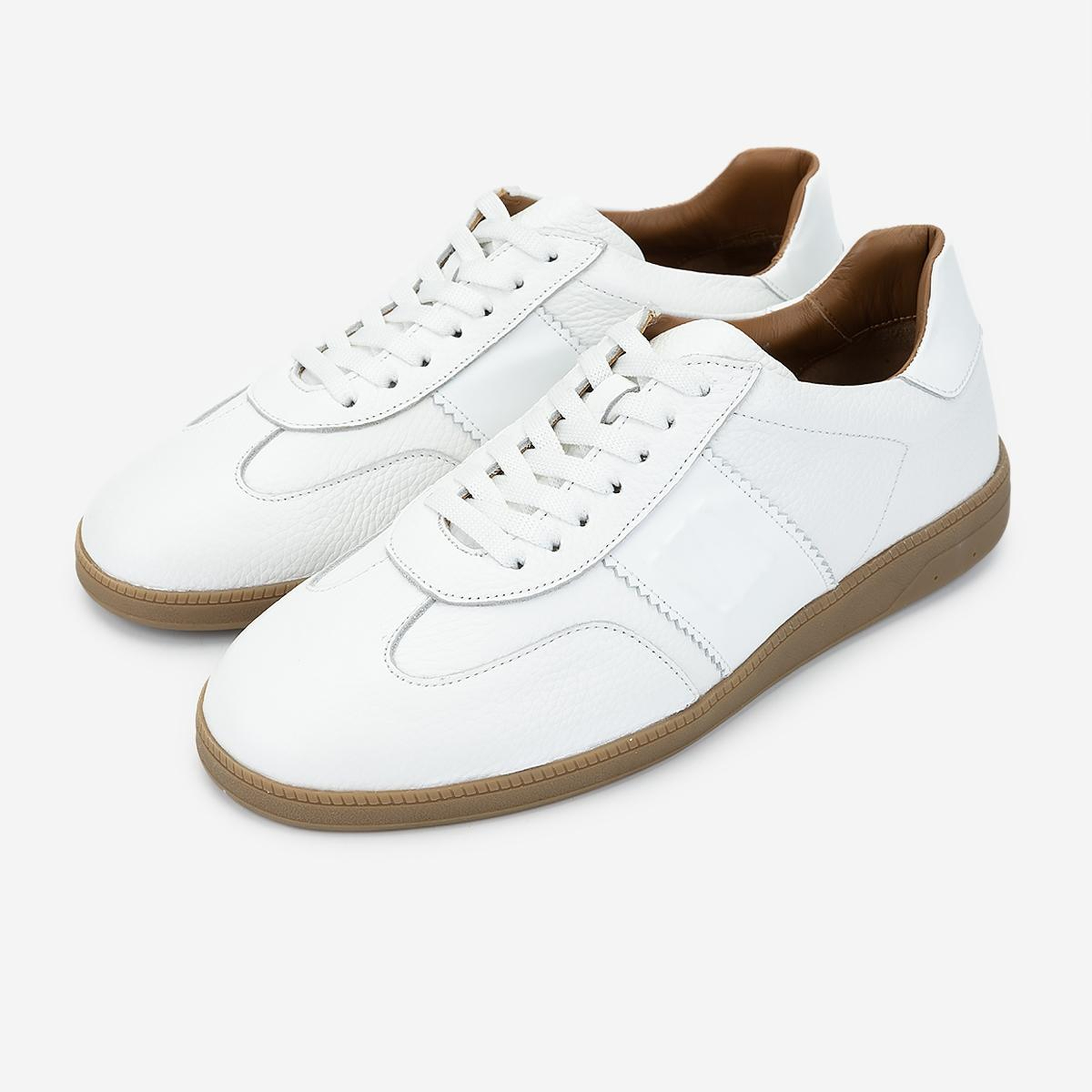 Valmenti Erkek Hakiki Deri Beyaz Sneakers & Spor Ayakkabı