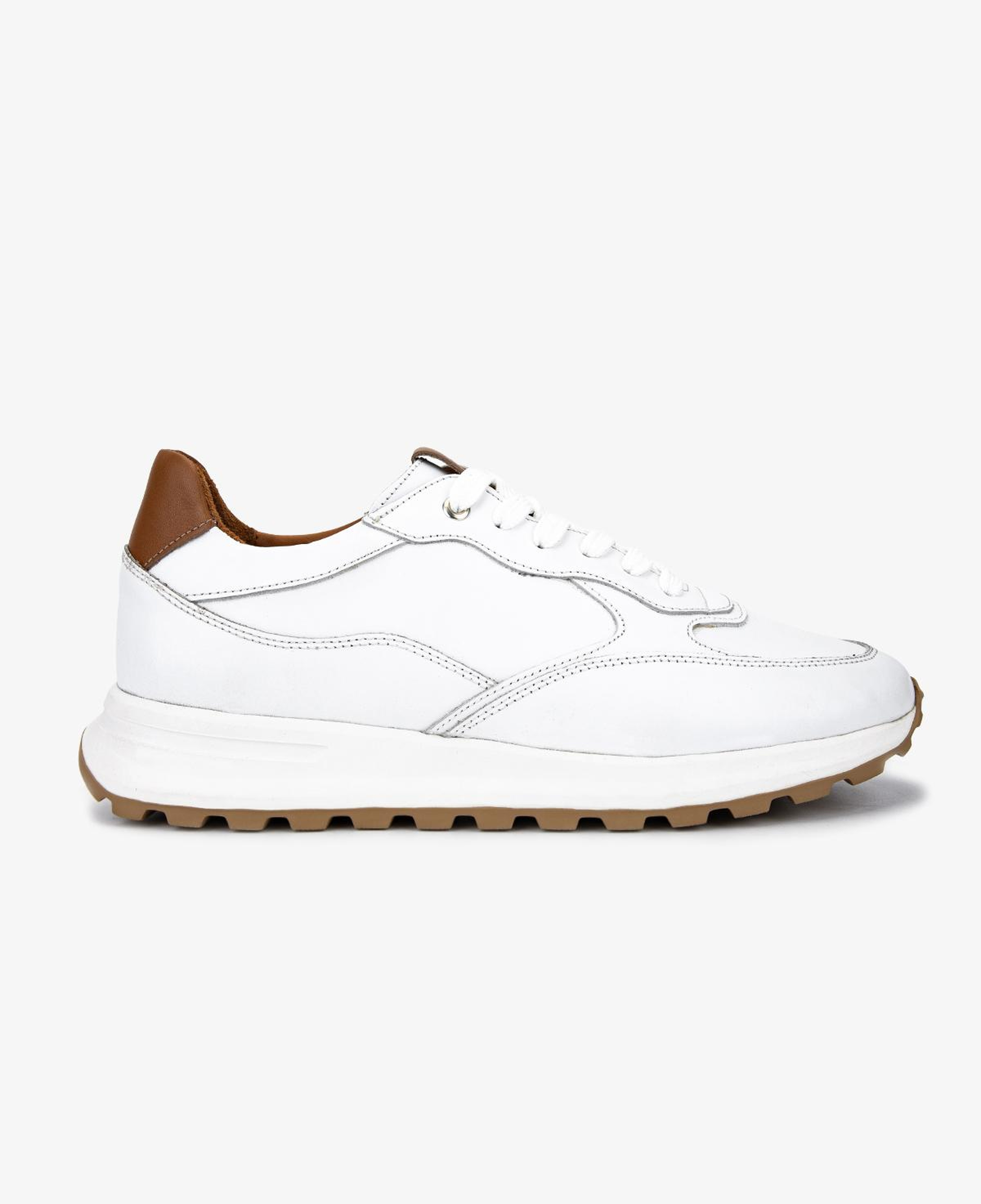 Valmenti Erkek Hakiki Deri Beyaz Sneakers & Spor Ayakkabı