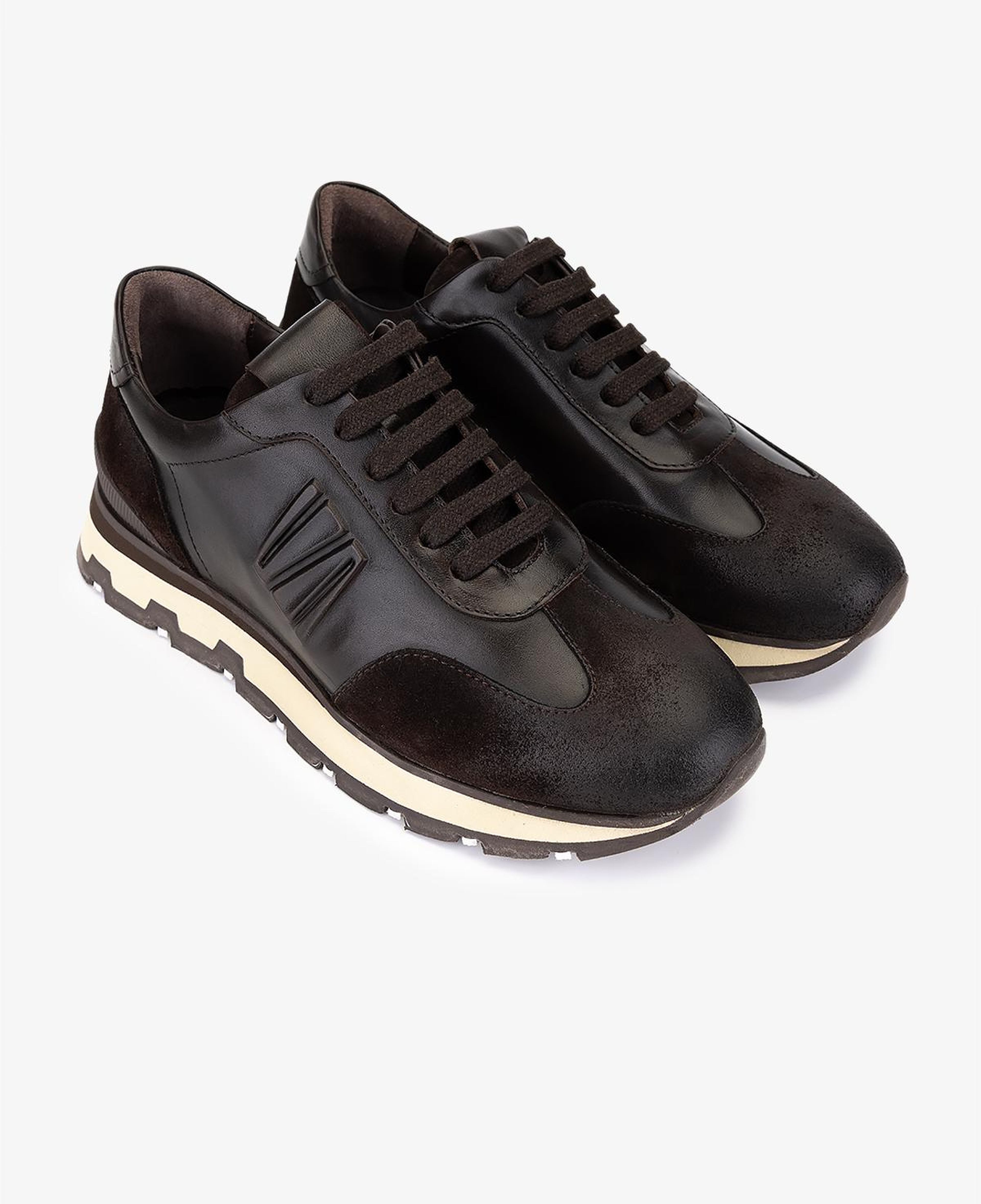 Valmenti Erkek Hakiki Deri Kahverengi Sneakers & Spor Ayakkabı