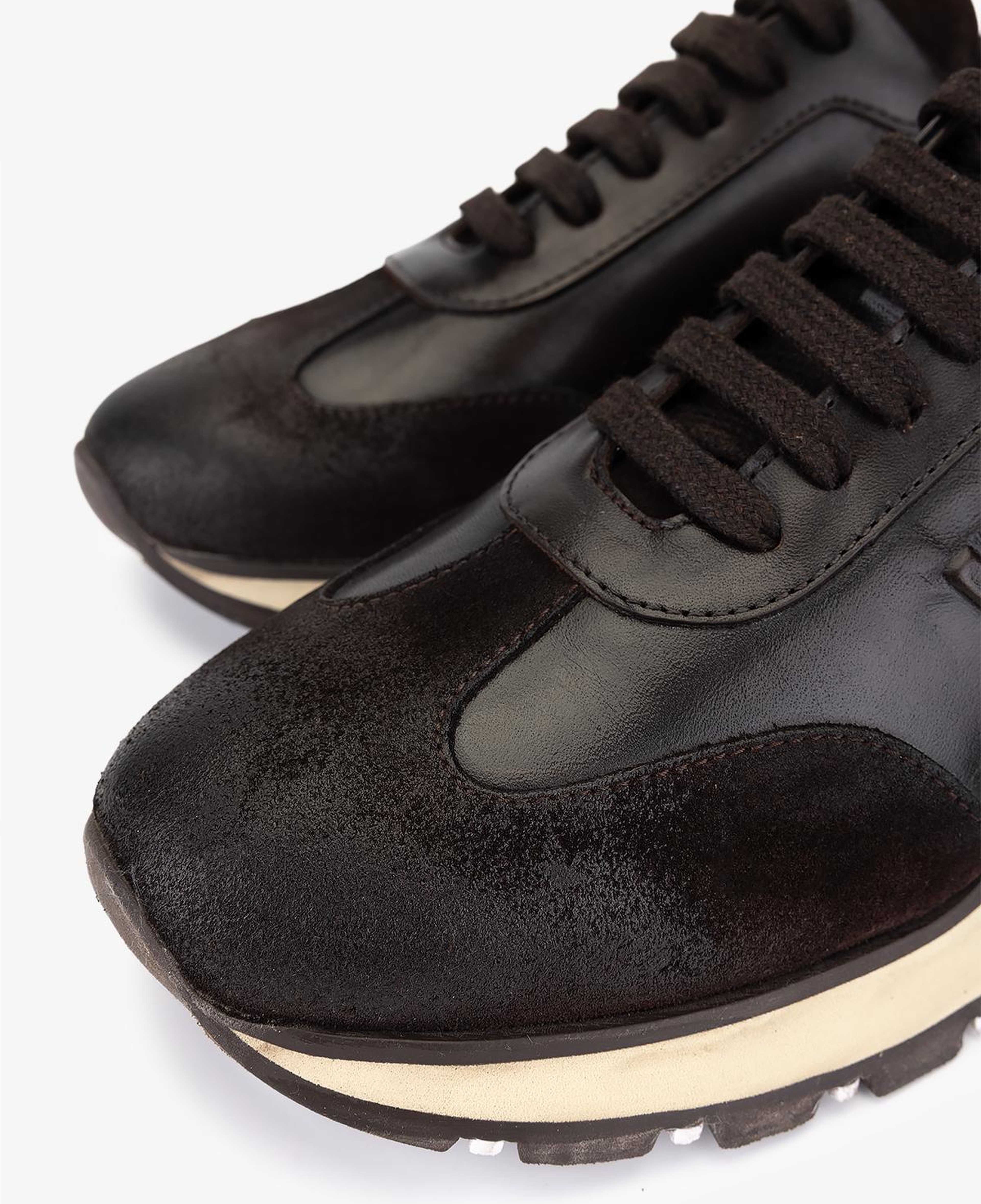 Valmenti Erkek Hakiki Deri Kahverengi Sneakers & Spor Ayakkabı