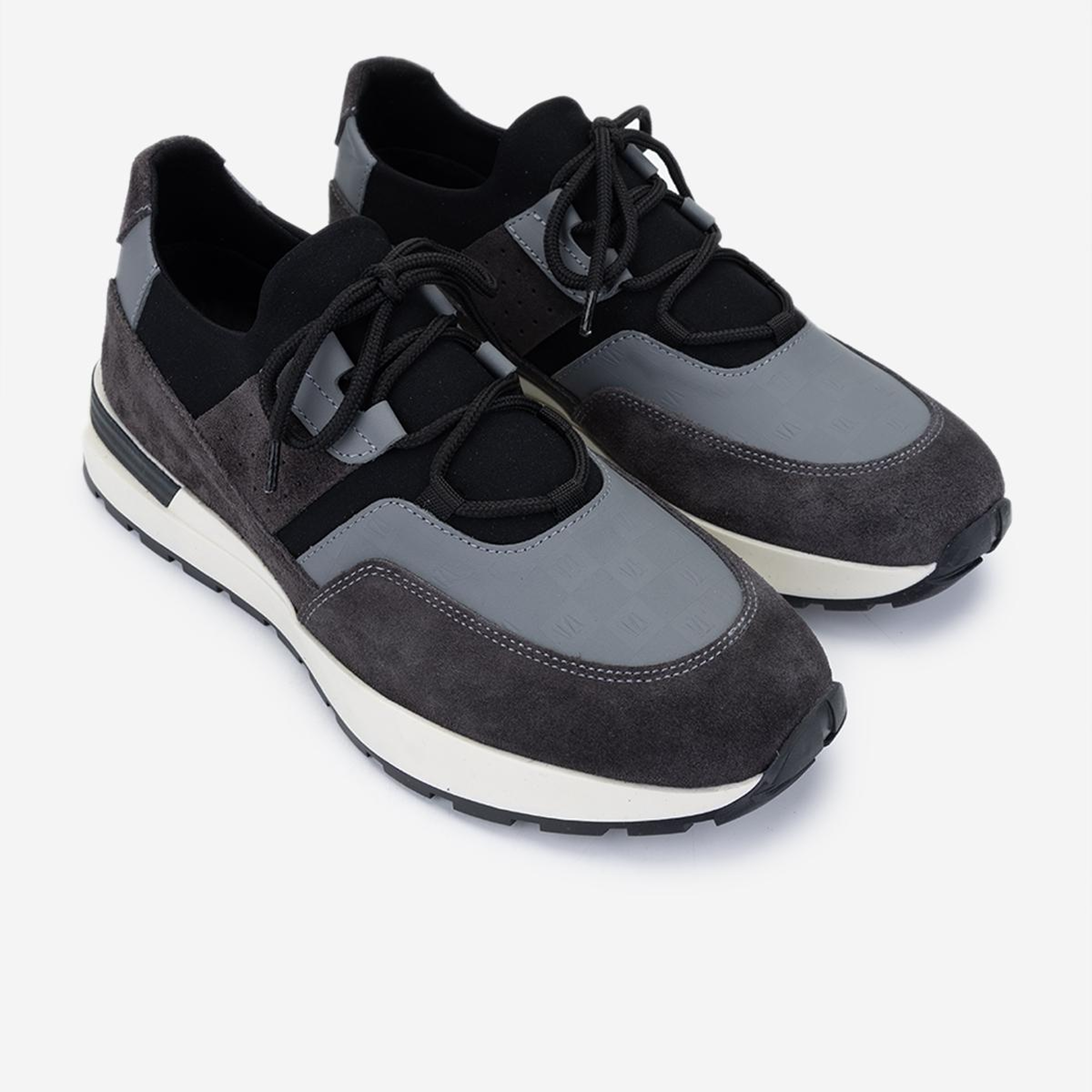 Valmenti Erkek Hakiki Deri Siyah Sneakers & Spor Ayakkabı