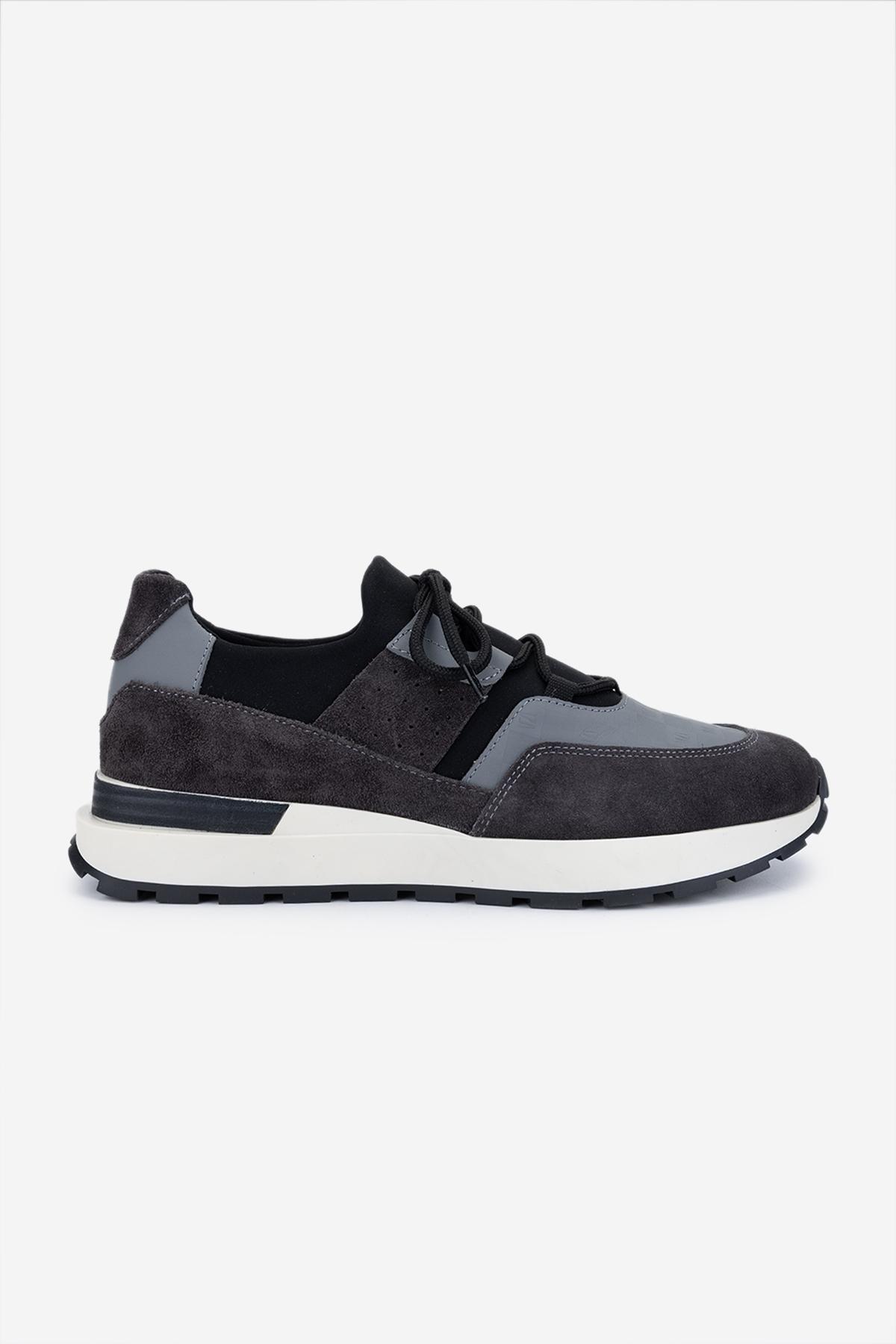 Valmenti Erkek Hakiki Deri Siyah Sneakers & Spor Ayakkabı
