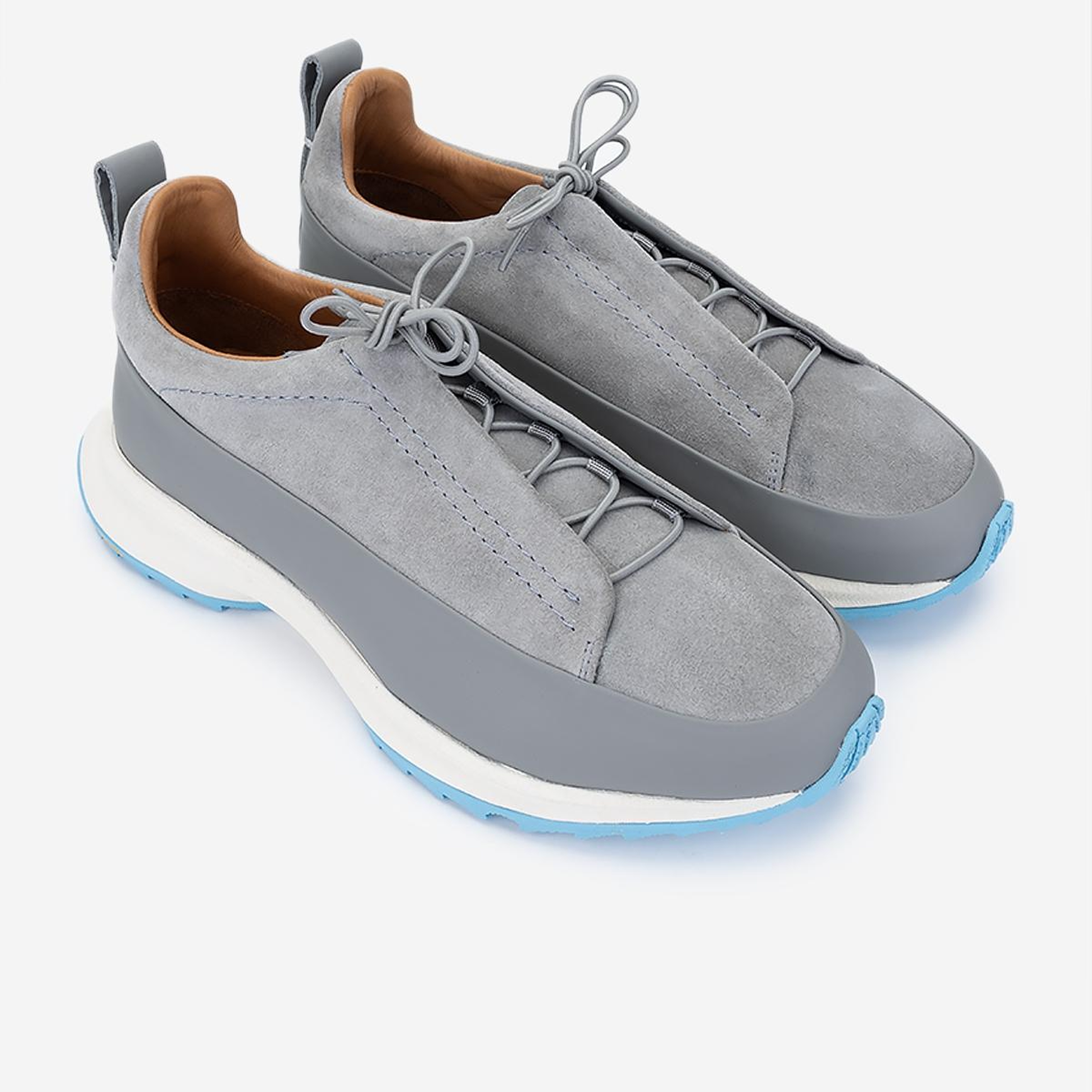 Valmenti Erkek Hakiki Deri Gri Sneakers & Spor Ayakkabı