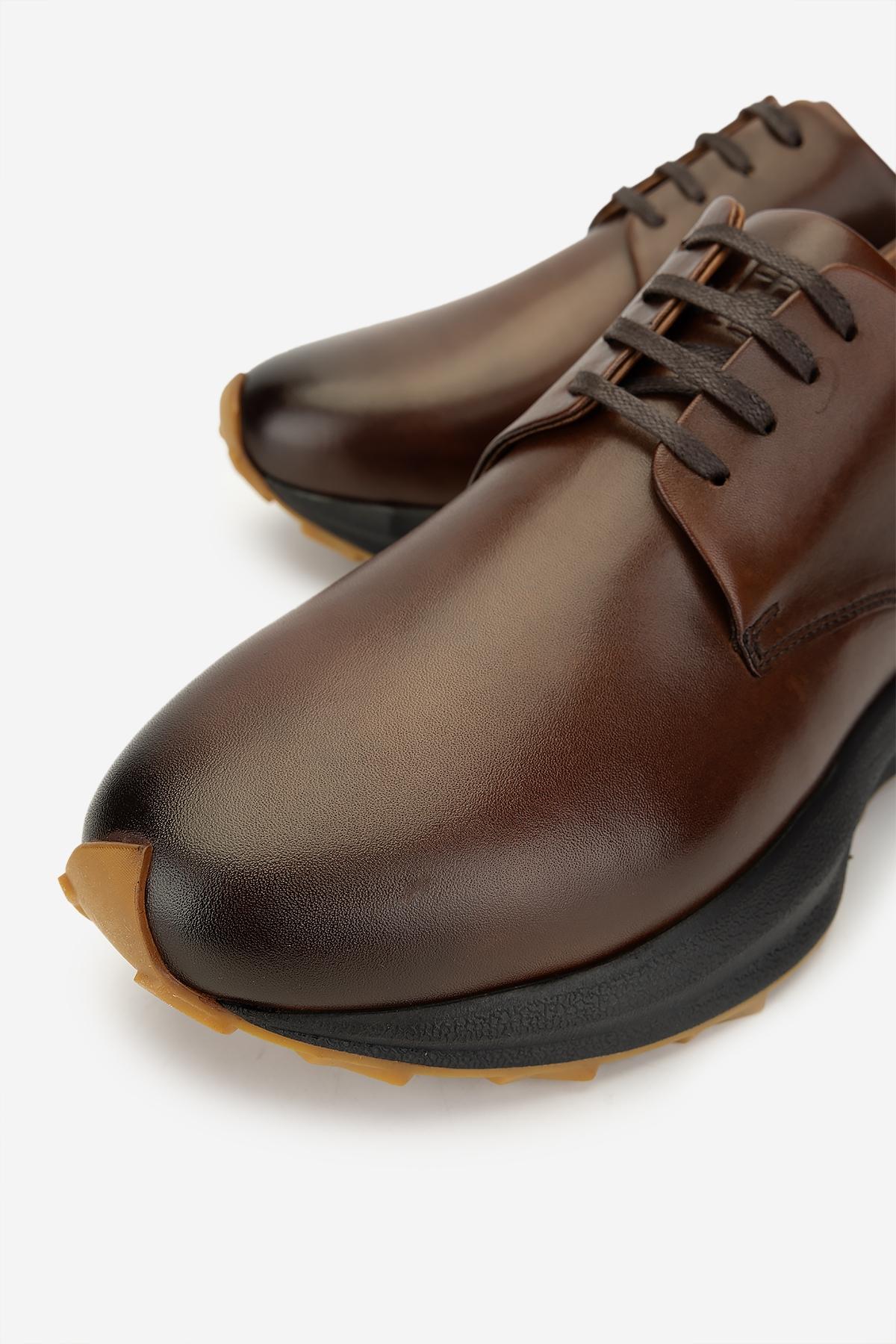 Valmenti Erkek Hakiki Deri Taba Sneakers & Spor Ayakkabı