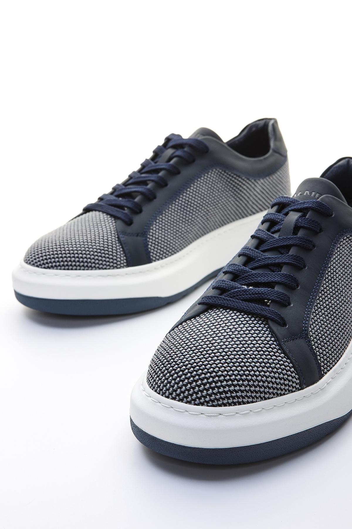 Valmenti Erkek Tekstil/Hakiki Deri Lacivert Sneakers & Spor Ayakkabı