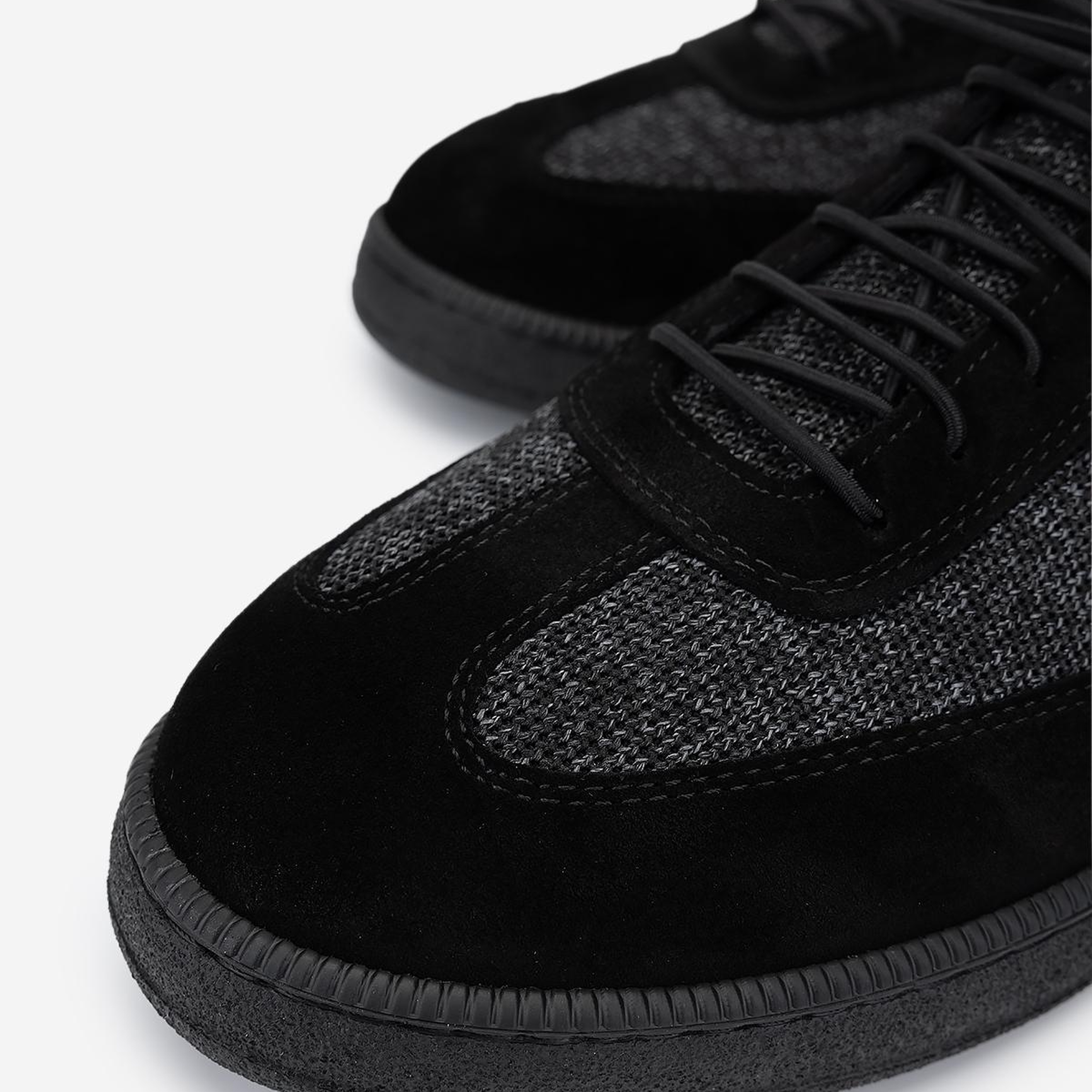 Valmenti Erkek Deri & Tekstil Siyah Sneakers & Spor Ayakkabı