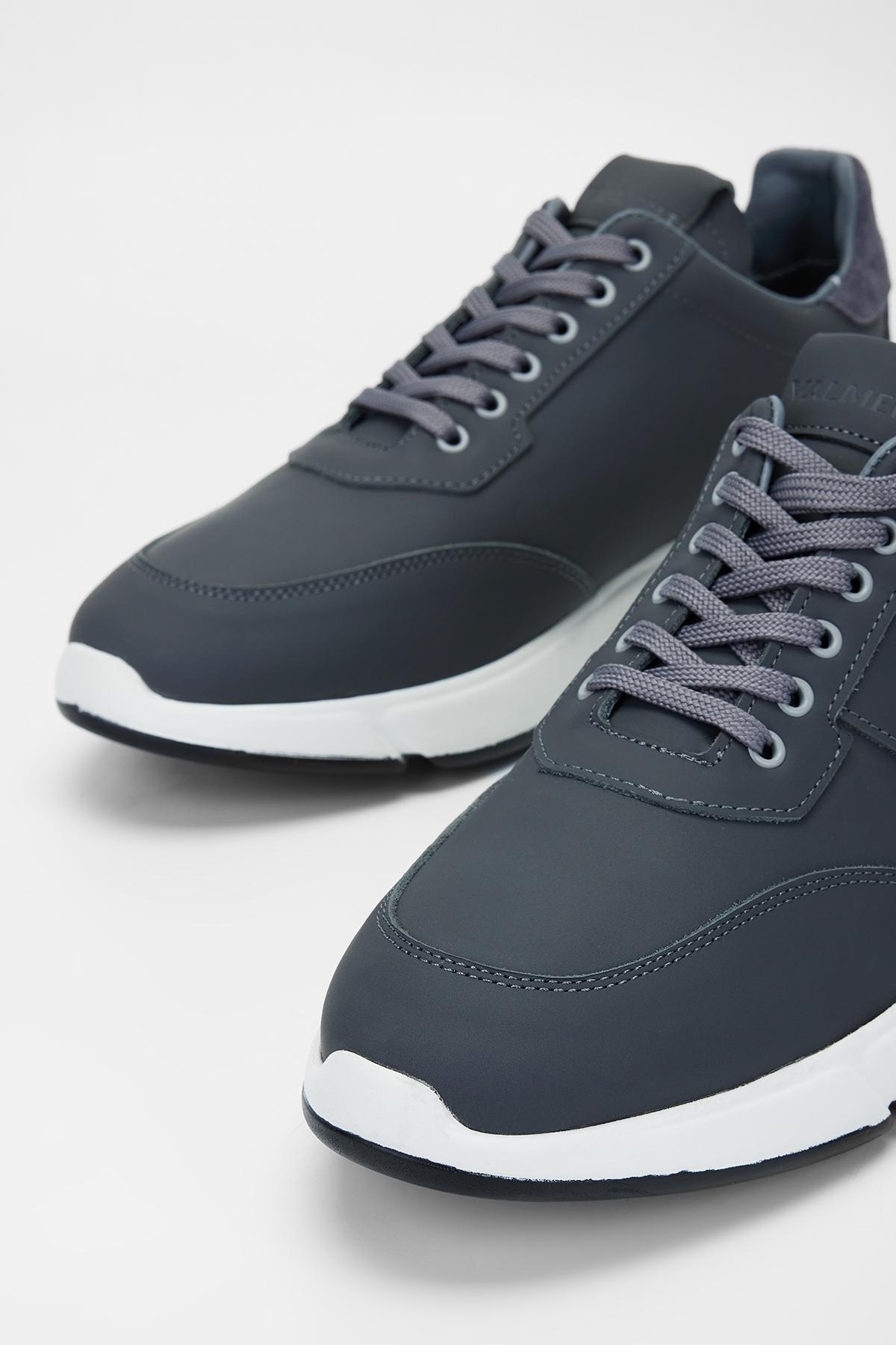 Valmenti Erkek Hakiki Deri Gri Sneakers & Spor Ayakkabı