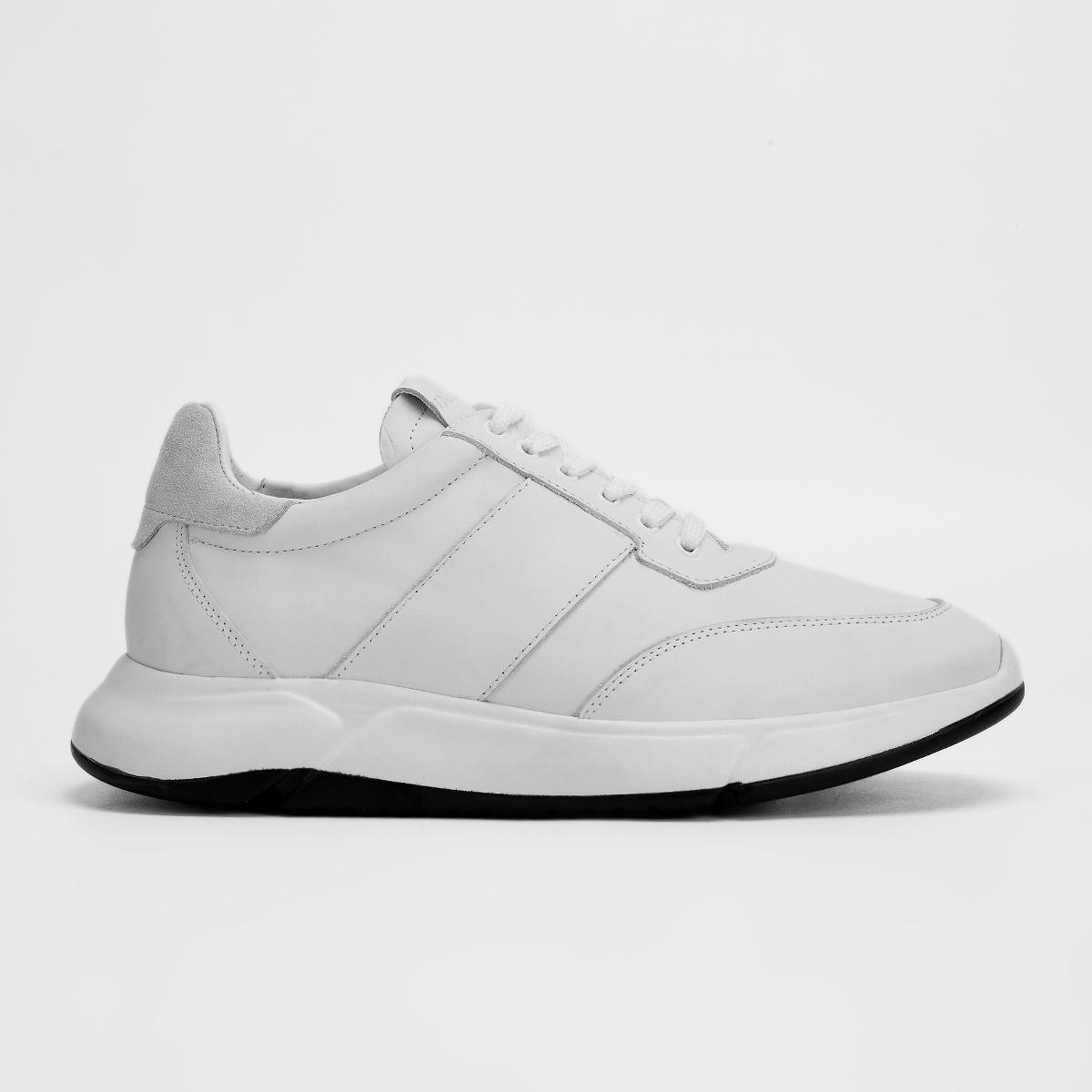 Valmenti Erkek Hakiki Deri Kırık Beyaz Sneakers & Spor Ayakkabı