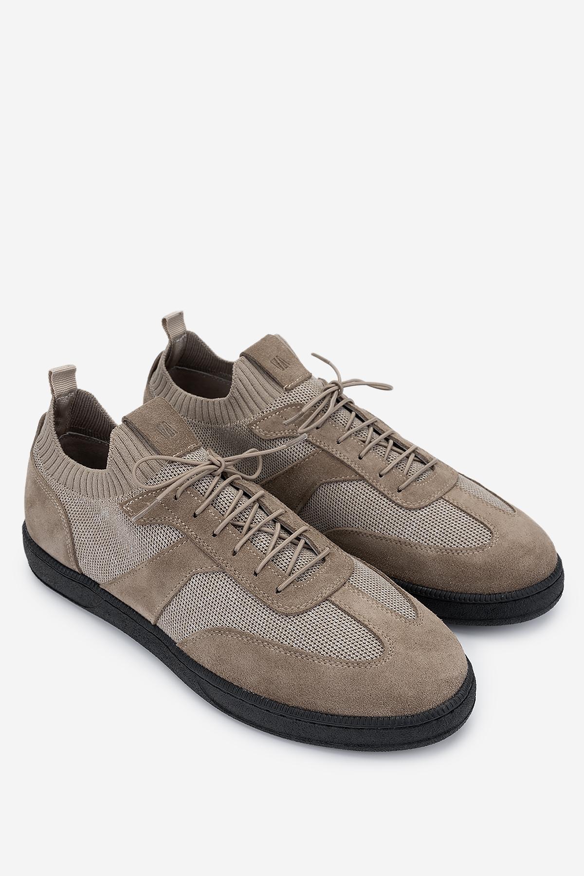 Valmenti Erkek Deri & Tekstil Vizon Sneakers & Spor Ayakkabı