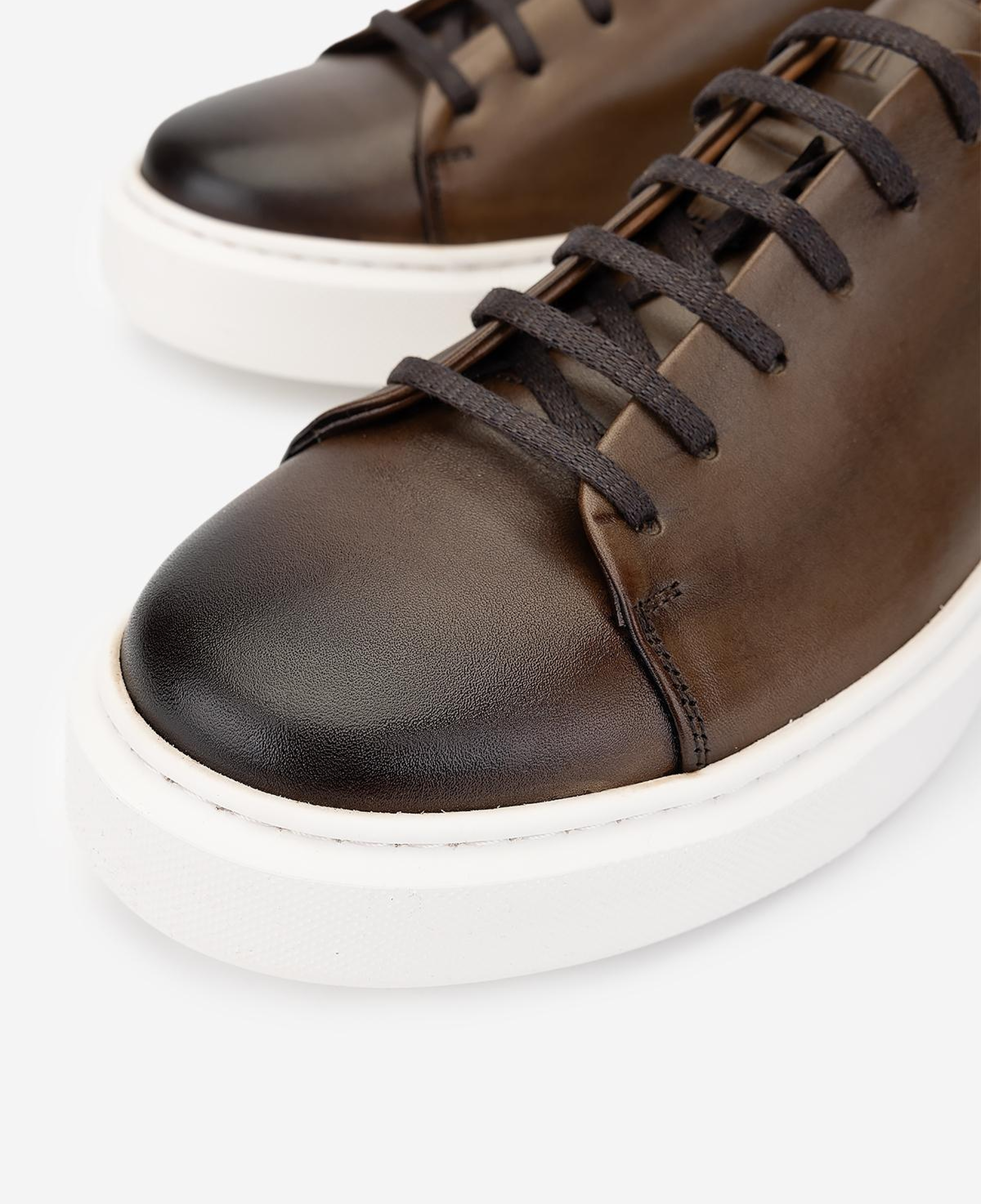 Valmenti Erkek Hakiki Deri Ceviz Sneakers & Spor Ayakkabı