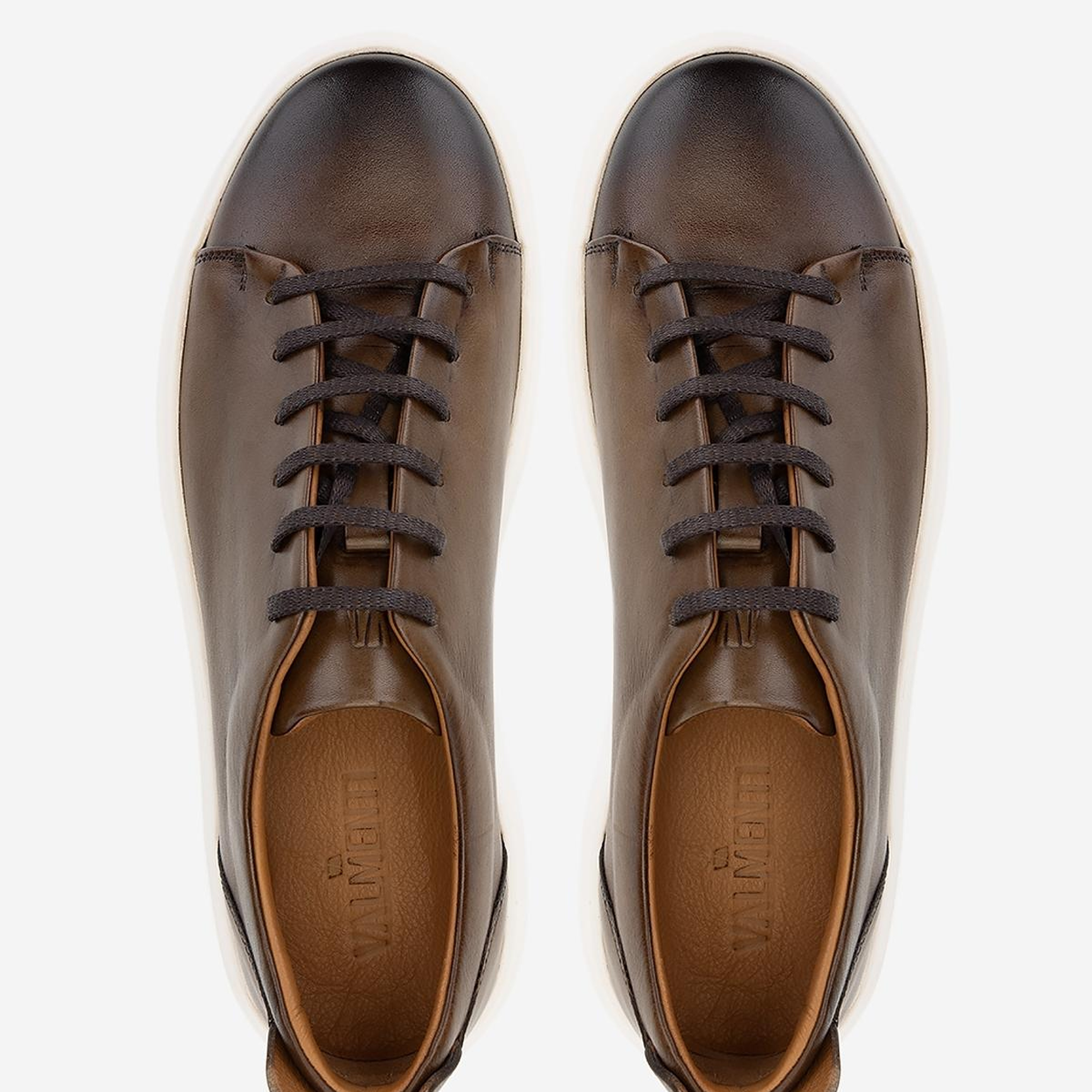 Valmenti Erkek Hakiki Deri Ceviz Sneakers & Spor Ayakkabı