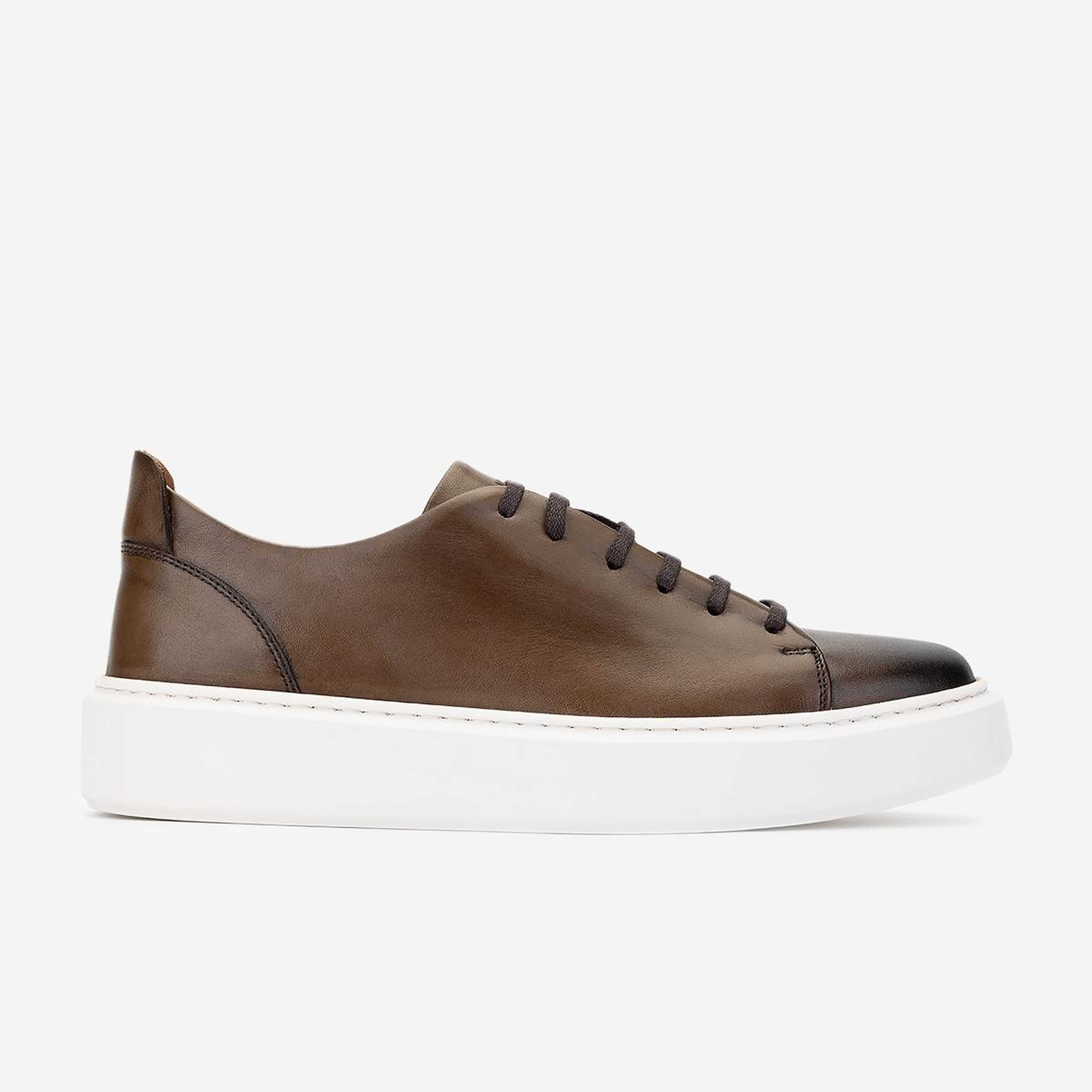 Valmenti Erkek Hakiki Deri Ceviz Sneakers & Spor Ayakkabı