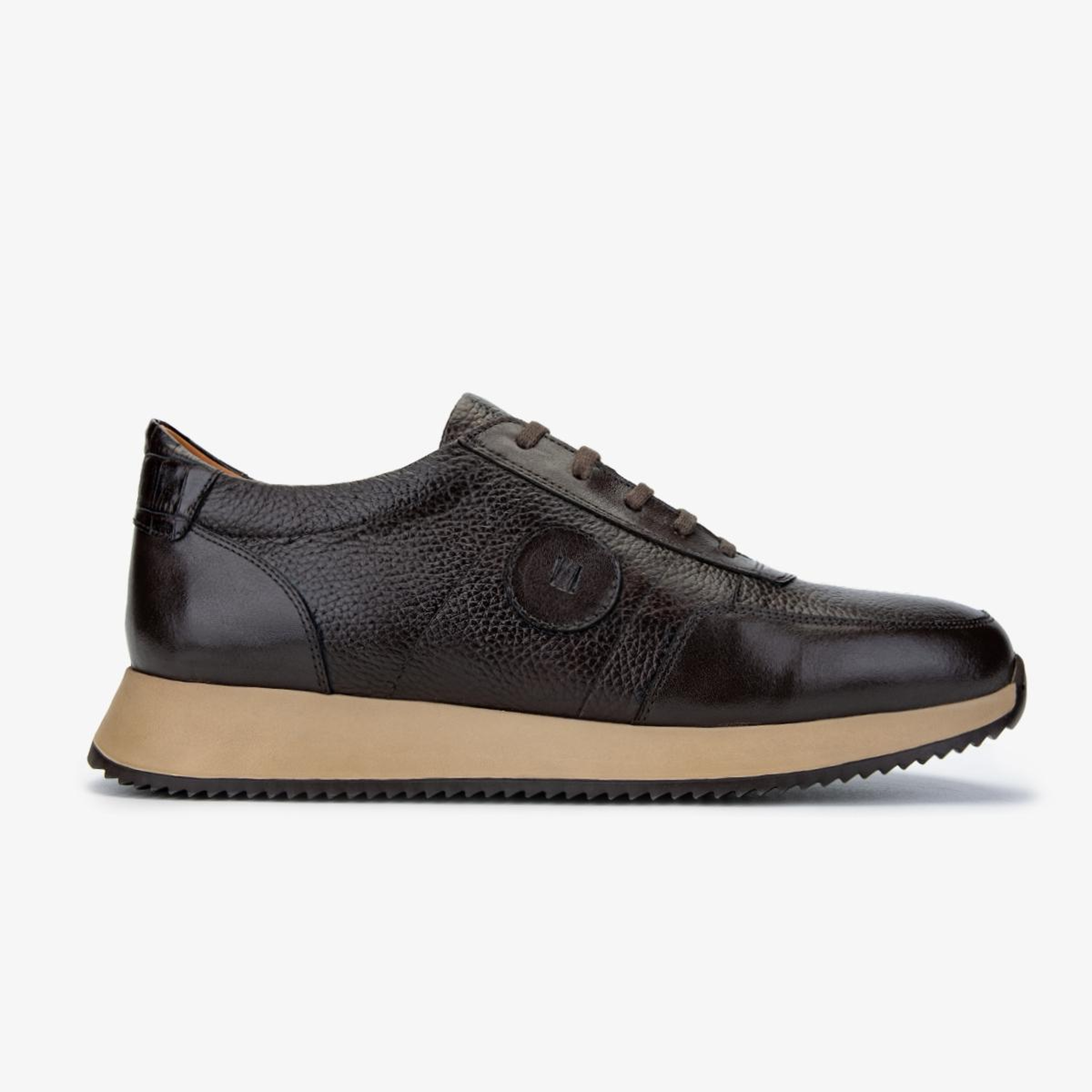 Valmenti Erkek Hakiki Deri Kahverengi Sneakers & Spor Ayakkabı
