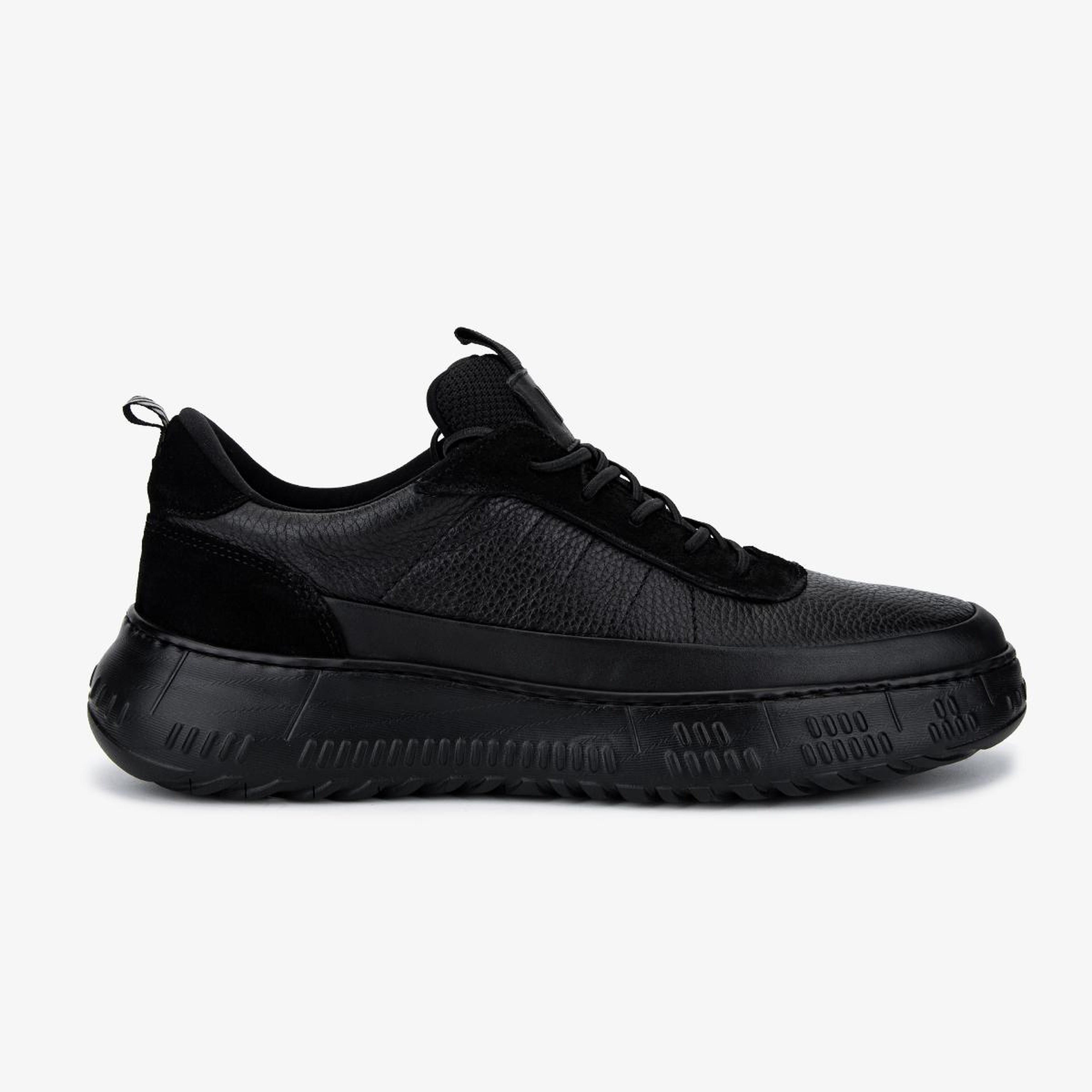 Valmenti Erkek Hakiki Deri Siyah Sneakers & Spor Ayakkabı