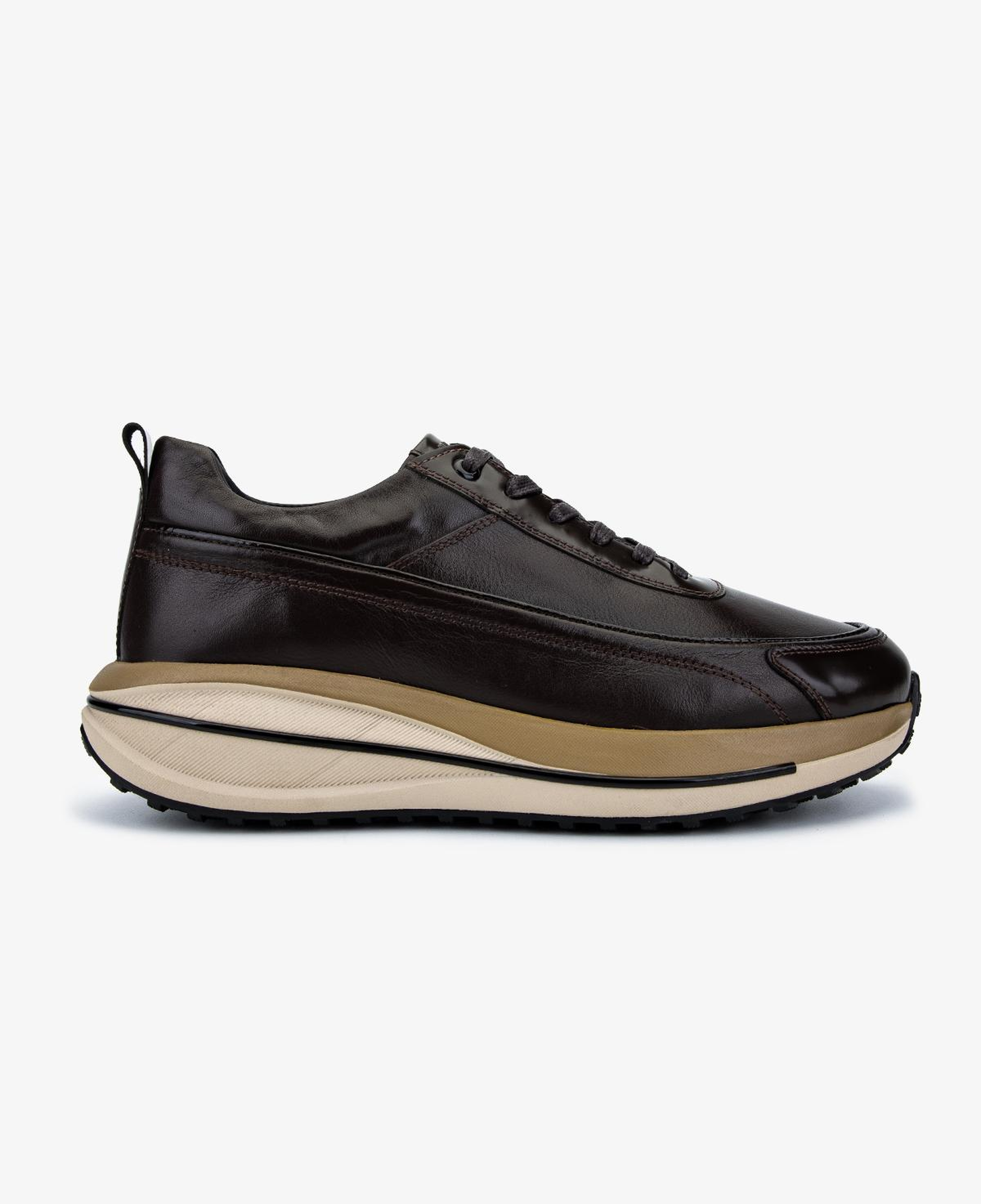 Valmenti Erkek Hakiki Deri Kahverengi Sneakers & Spor Ayakkabı
