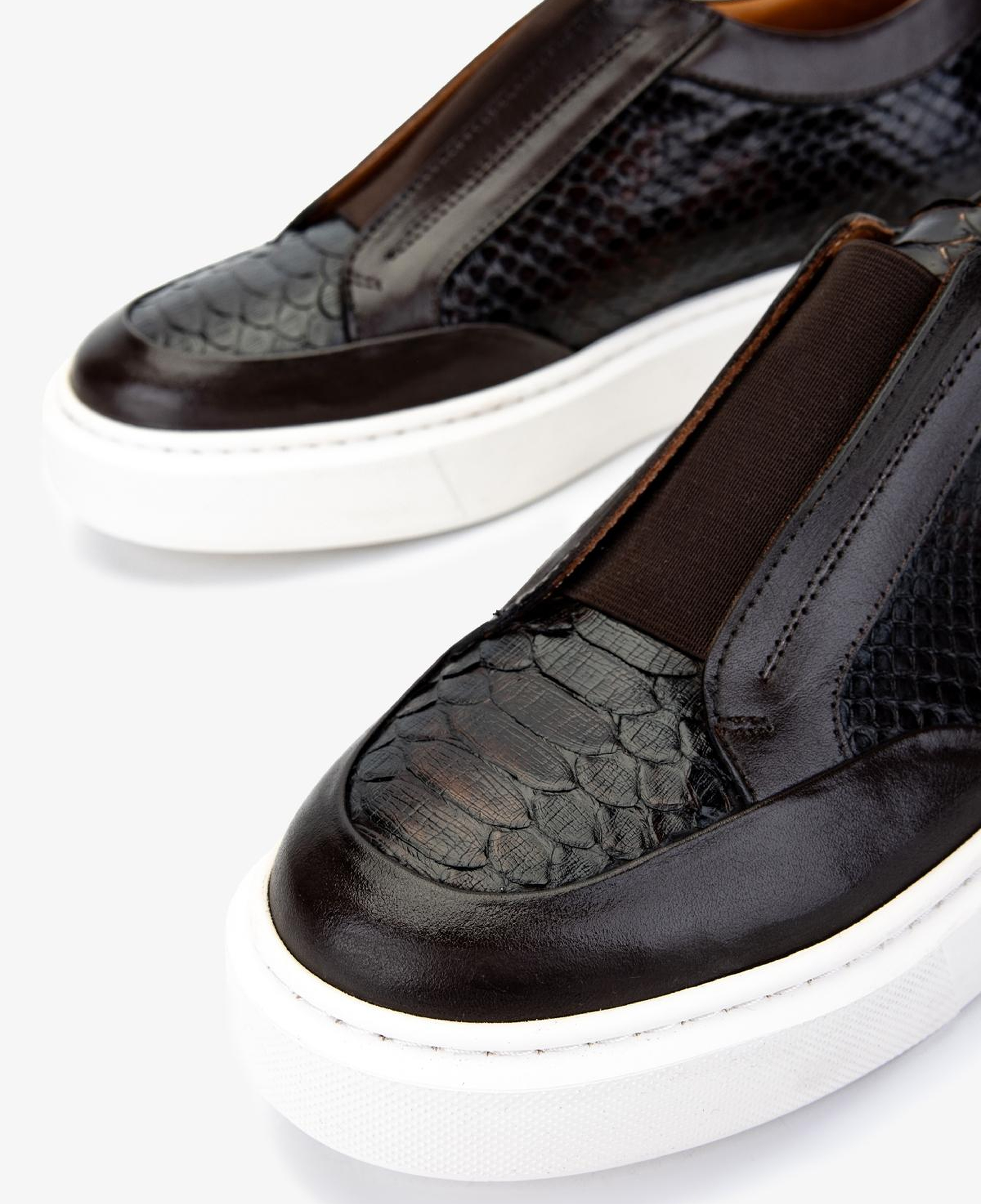 Valmenti Erkek Hakiki Deri Kahverengi Sneakers & Spor Ayakkabı