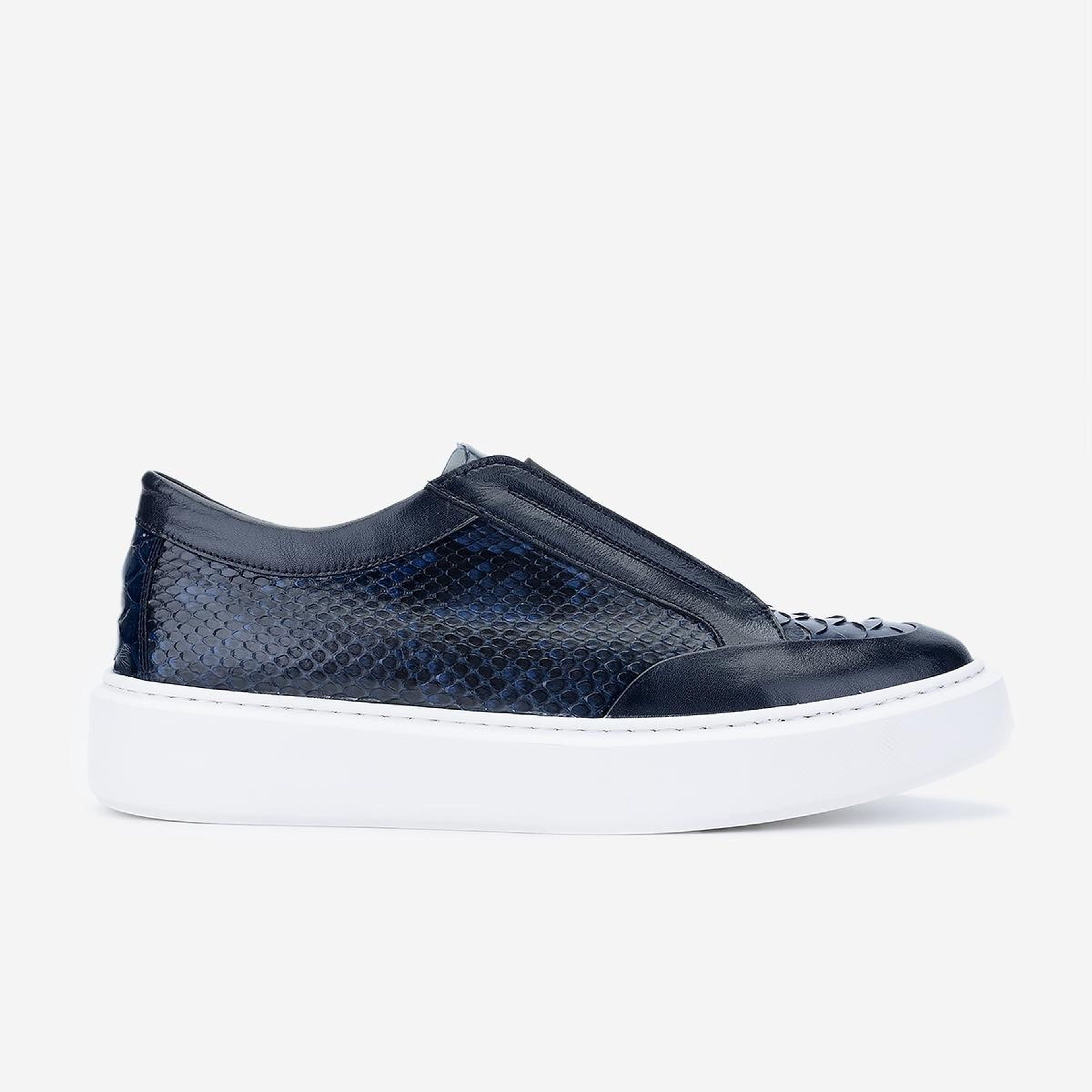 Valmenti Erkek Hakiki Deri Lacivert Sneakers & Spor Ayakkabı
