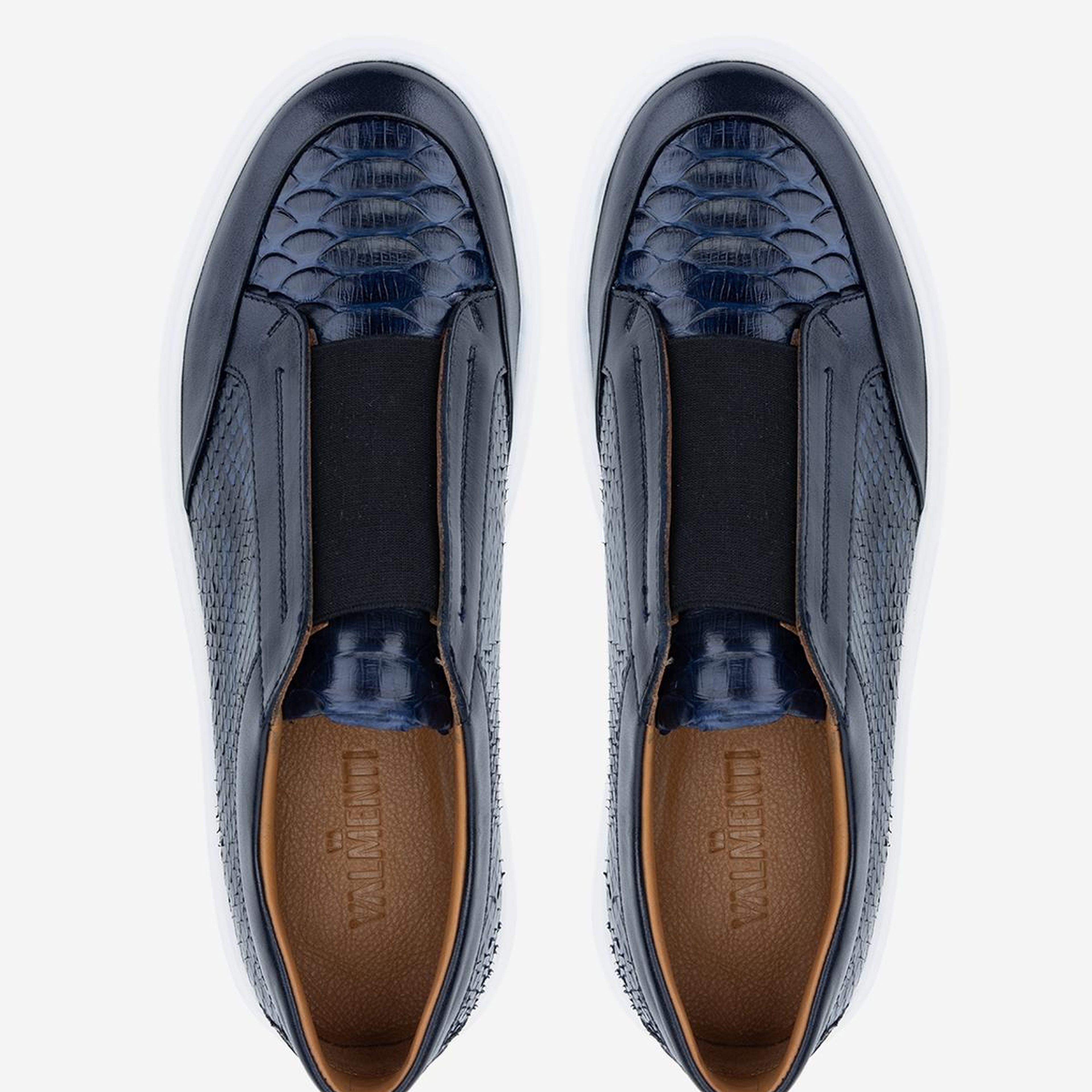 Valmenti Erkek Hakiki Deri Lacivert Sneakers & Spor Ayakkabı