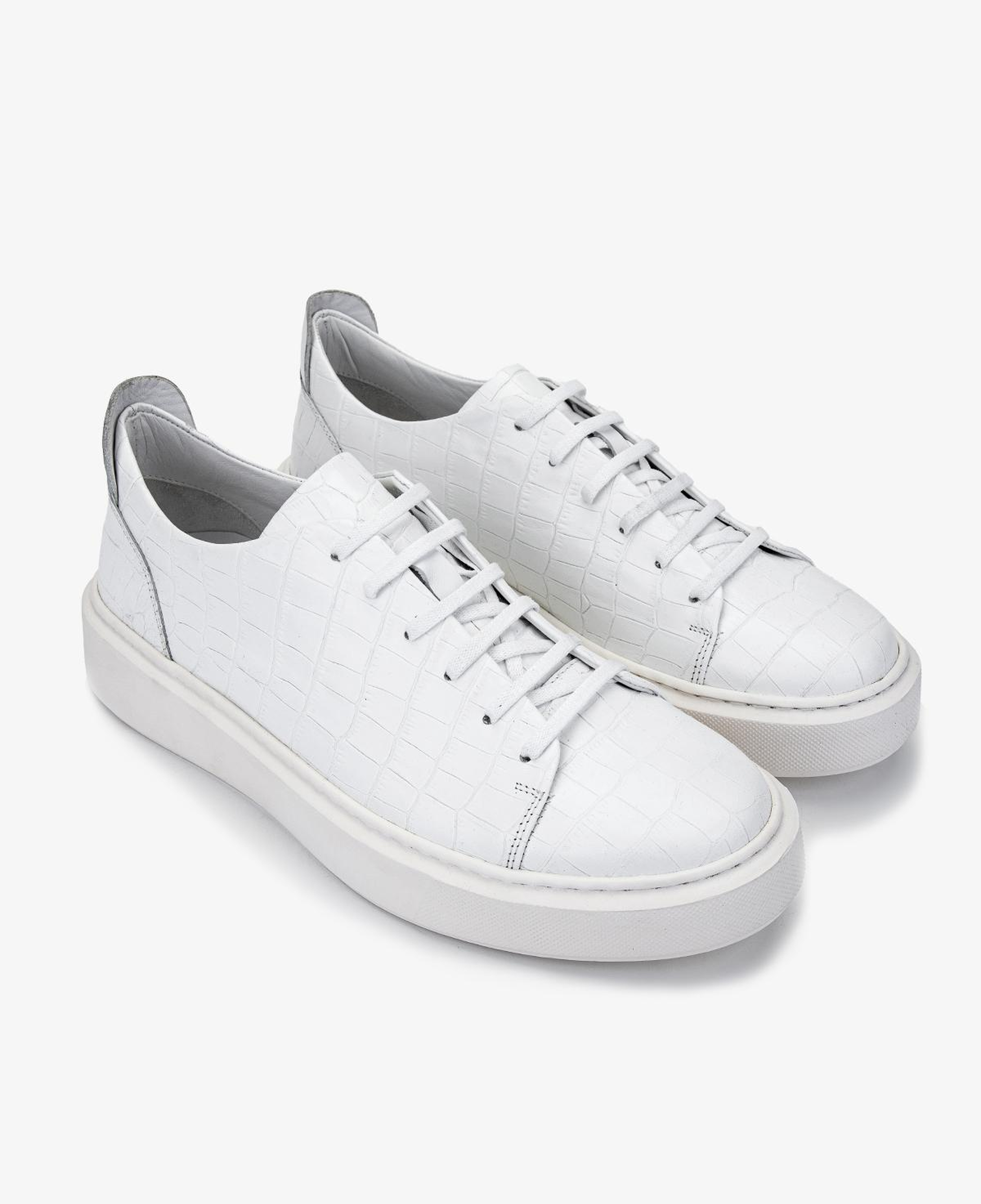 Valmenti Erkek Hakiki Deri Beyaz Sneakers & Spor Ayakkabı