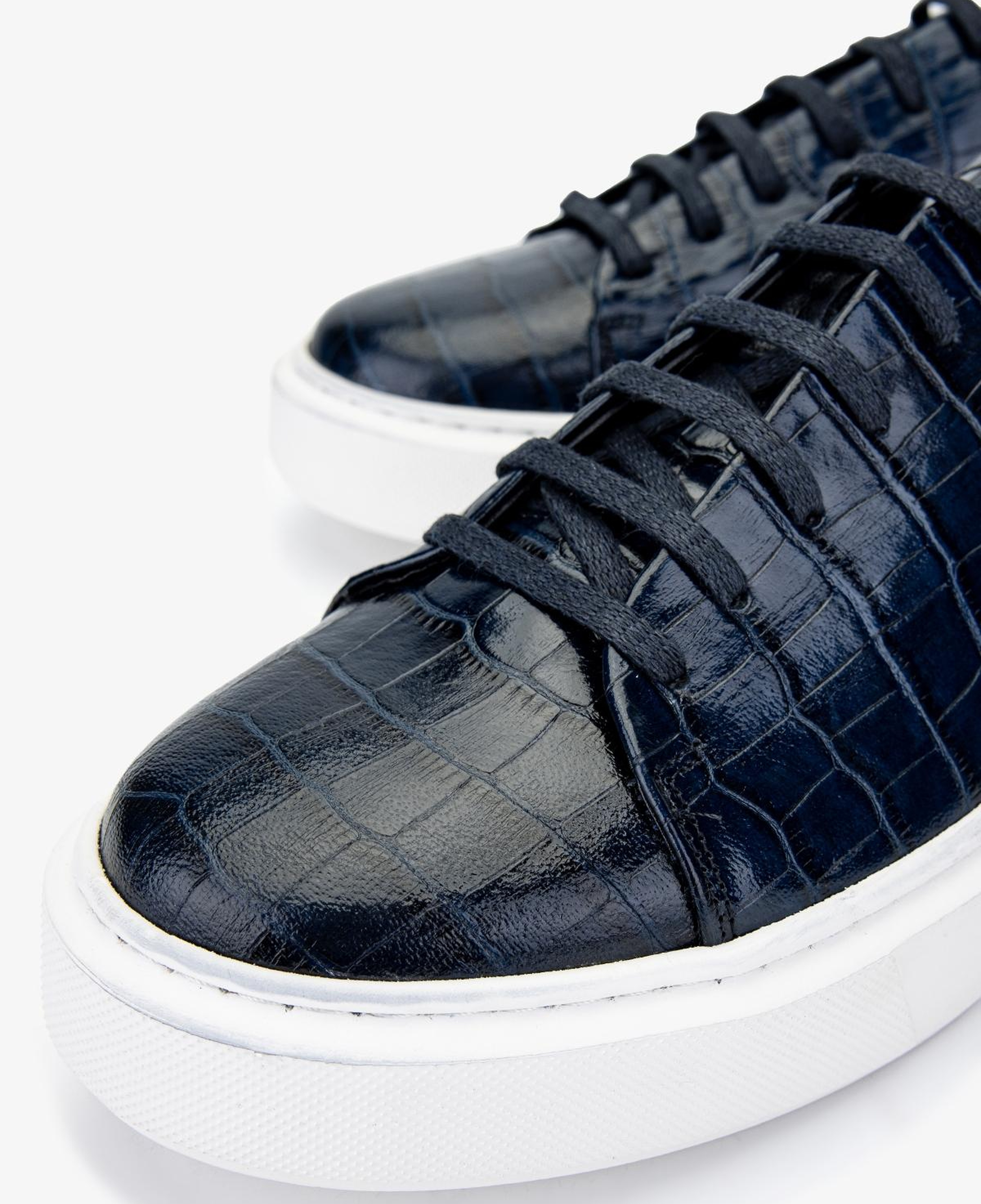 Valmenti Erkek Hakiki Deri Lacivert Sneakers & Spor Ayakkabı